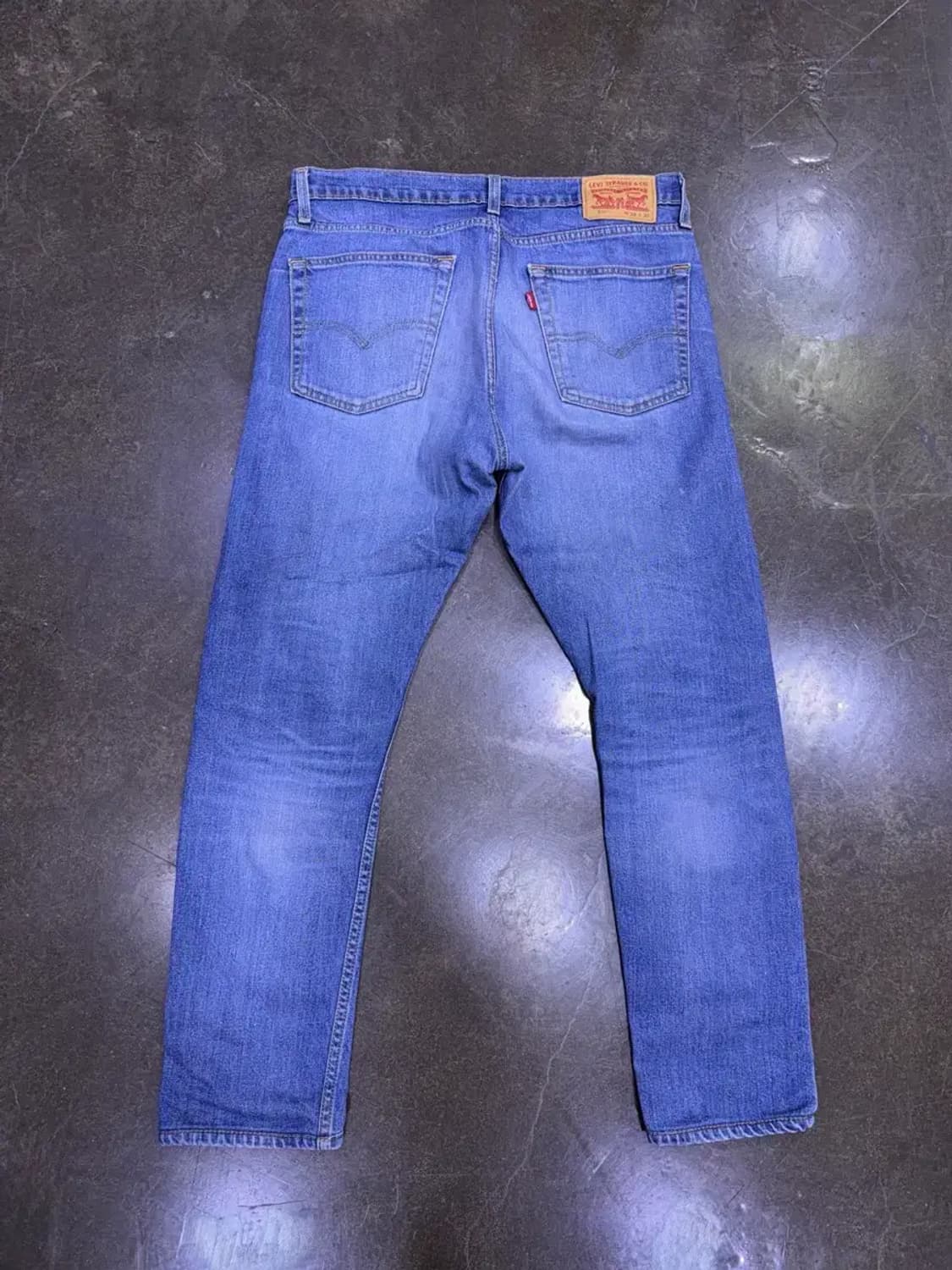 리바이스 510 슬림 스트레이트핏 중청 워싱 데님팬츠 32 상품이미지2