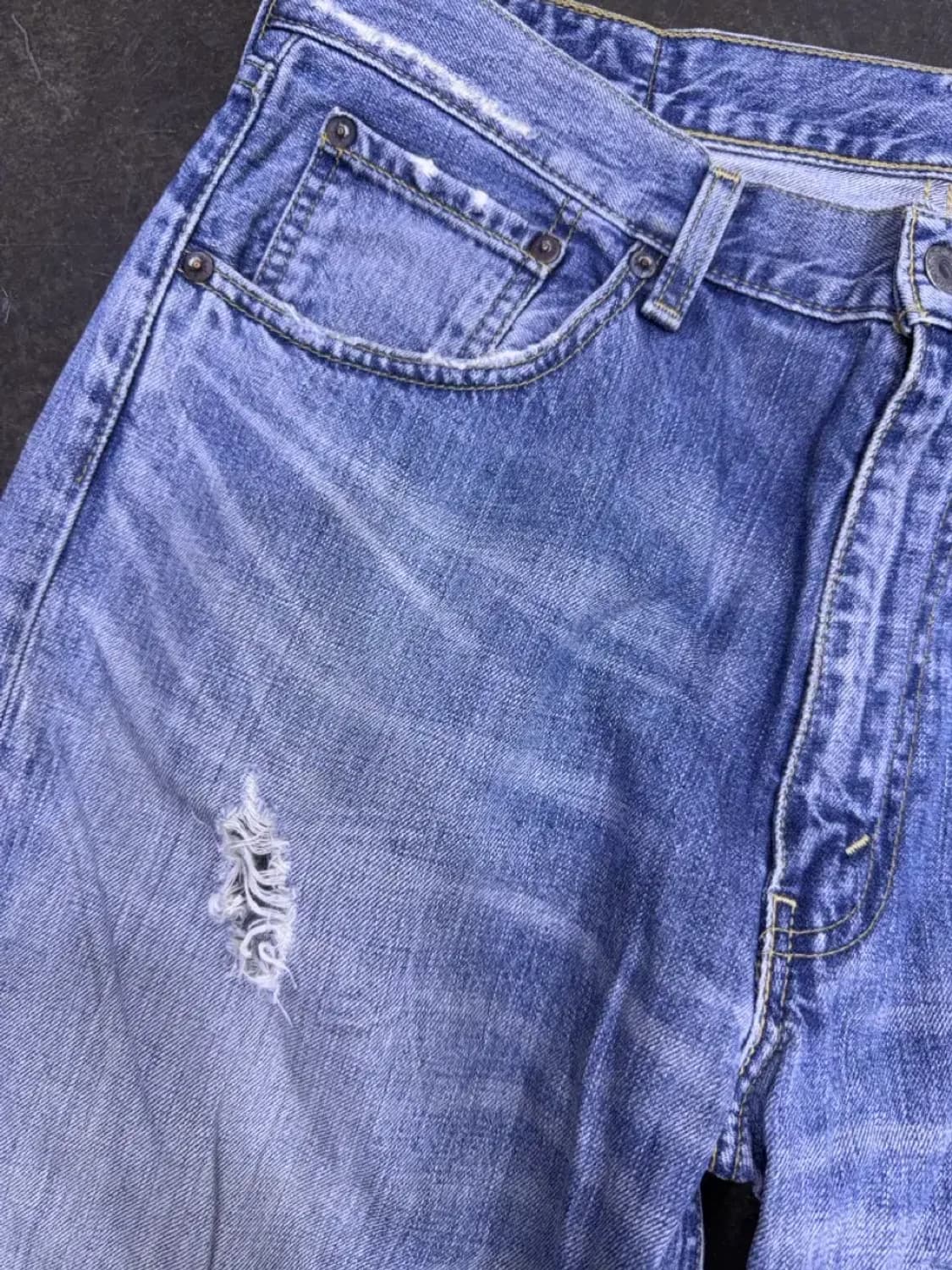 리바이스 503 빈티지 00's 데미지 스트레이트핏 데님팬츠 36 상품이미지4