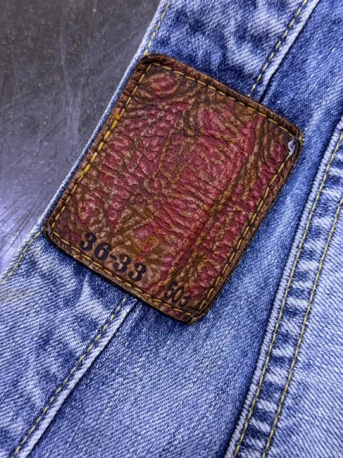 리바이스 503 빈티지 00's 데미지 스트레이트핏 데님팬츠 36 상품이미지8