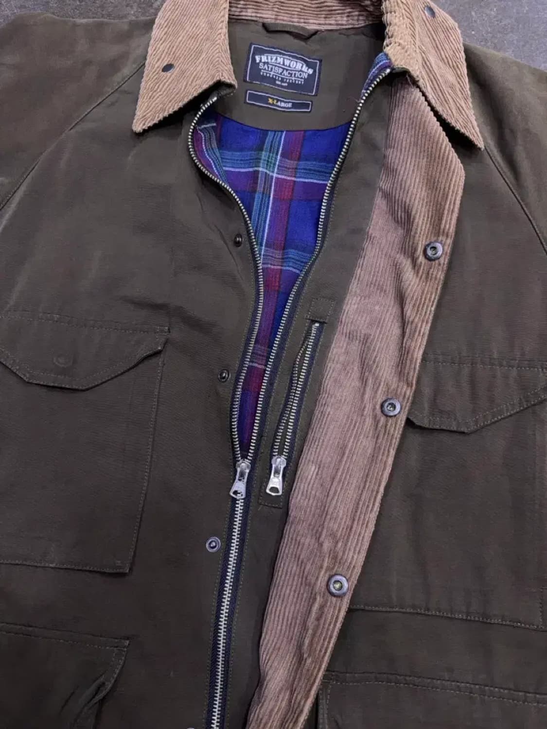 프리즘웍스 로얄헌팅 자켓 002 올리브 XL 상품이미지9