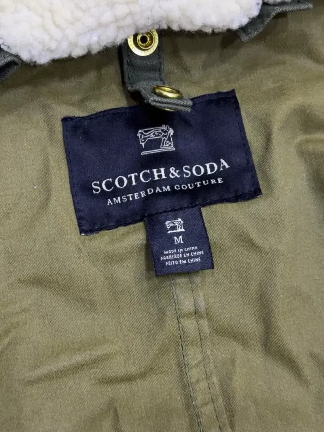 스카치앤소다 피쉬테일 M65 파카 후드 야상자켓 올리브 M 상품이미지9