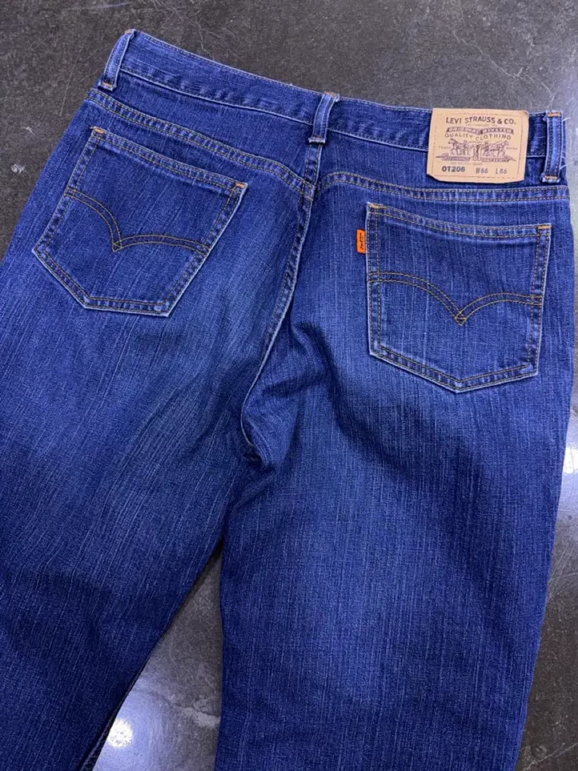 리바이스 OT206 오렌지탭 레귤러 스트레이트핏 데님팬츠 34 상품이미지6