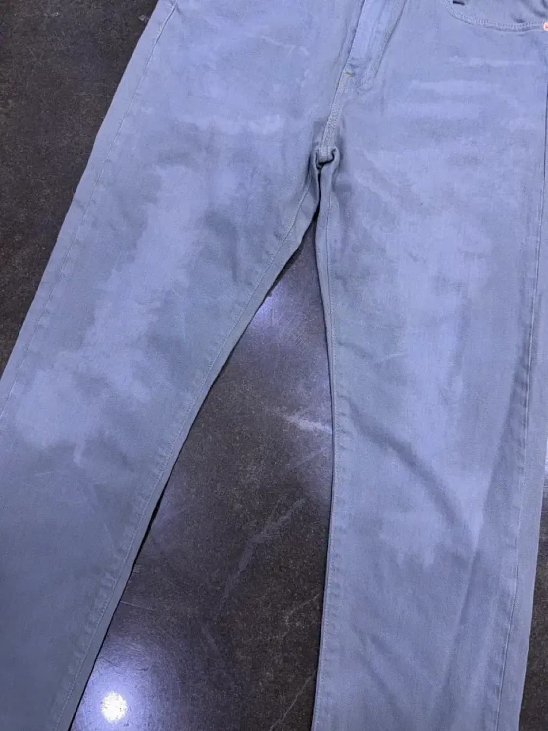 리바이스 슬림 스트레이트핏 타이 워싱 그레이 데님팬츠 32 상품이미지5