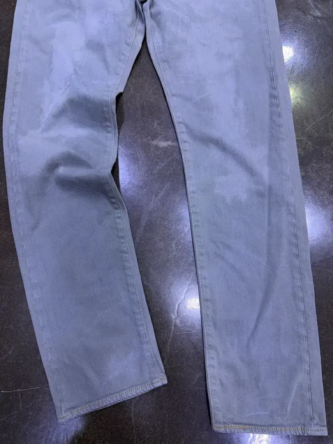 리바이스 슬림 스트레이트핏 타이 워싱 그레이 데님팬츠 32 상품이미지6