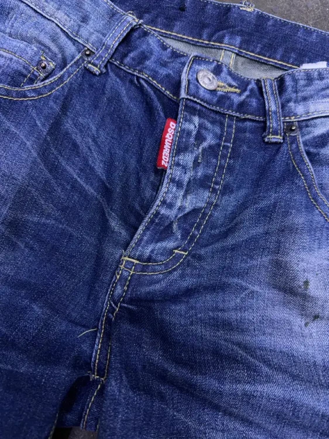 디스퀘어드2 야구진2 더티 워싱 데미지 슬림핏 데님팬츠 46 상품이미지4