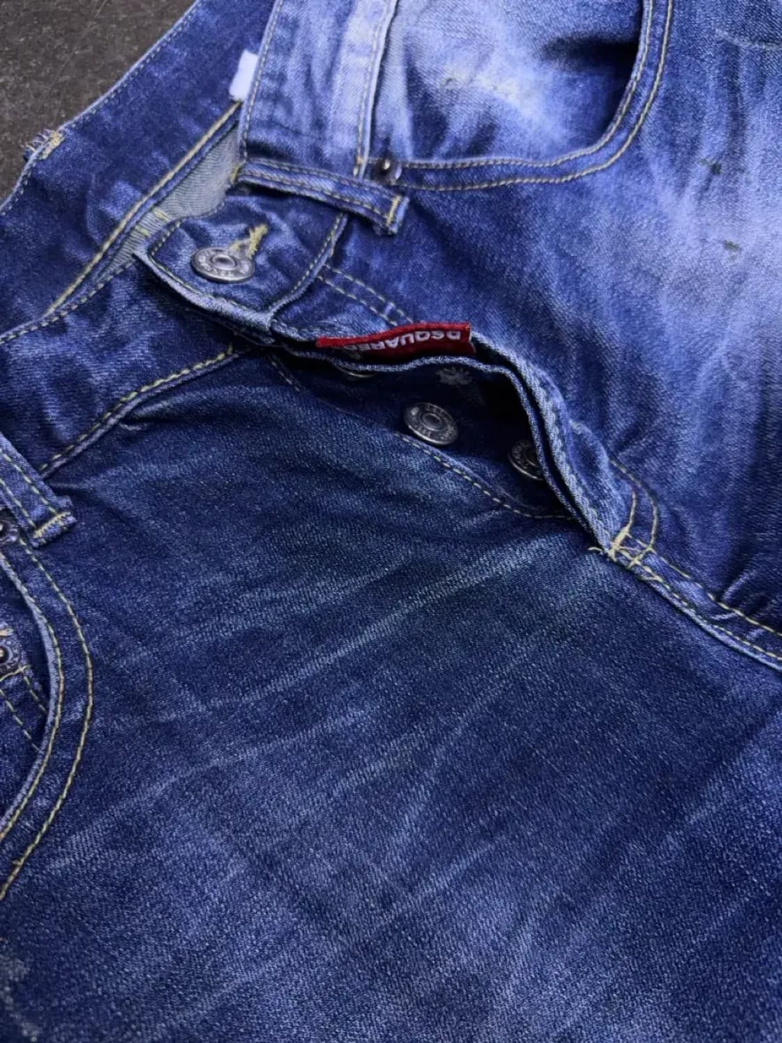 디스퀘어드2 야구진2 더티 워싱 데미지 슬림핏 데님팬츠 46 상품이미지7
