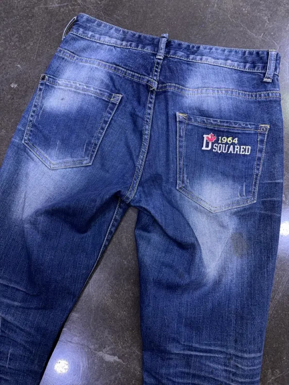 디스퀘어드2 야구진2 더티 워싱 데미지 슬림핏 데님팬츠 46 상품이미지8