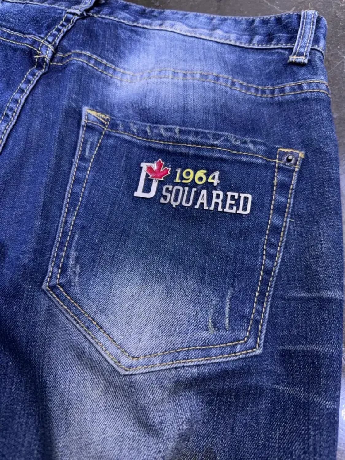디스퀘어드2 야구진2 더티 워싱 데미지 슬림핏 데님팬츠 46 상품이미지9