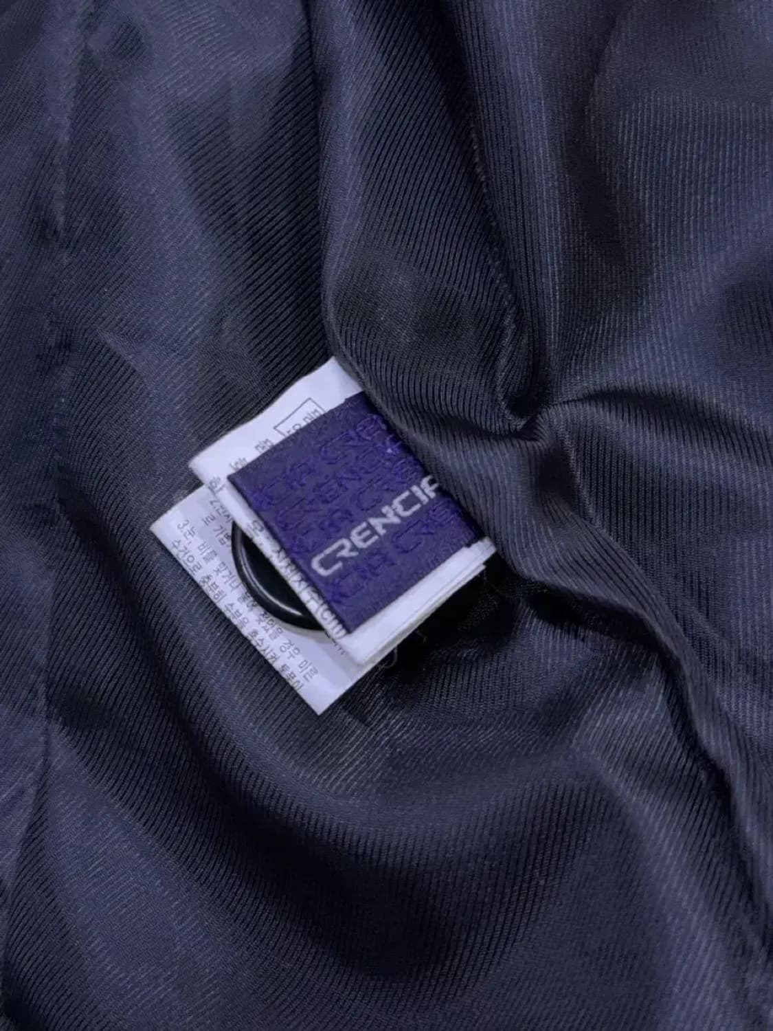 크렌시아 블랙 양가죽 원버튼 싱글 레더 가죽자켓 85 상품이미지8