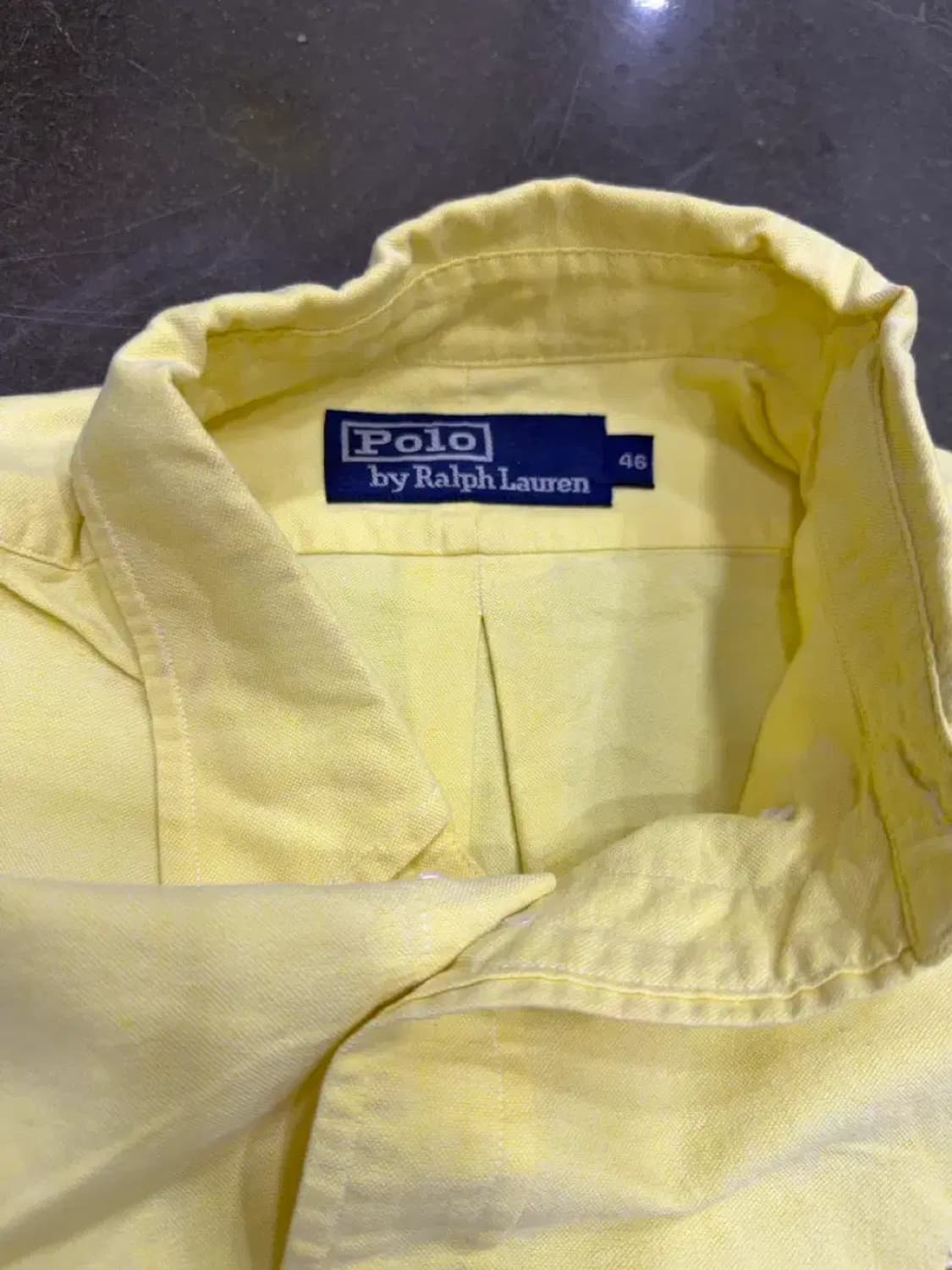 폴로 랄프로렌 캐쥬얼 버튼다운 옥스포드 셔츠 옐로우 46 상품이미지6