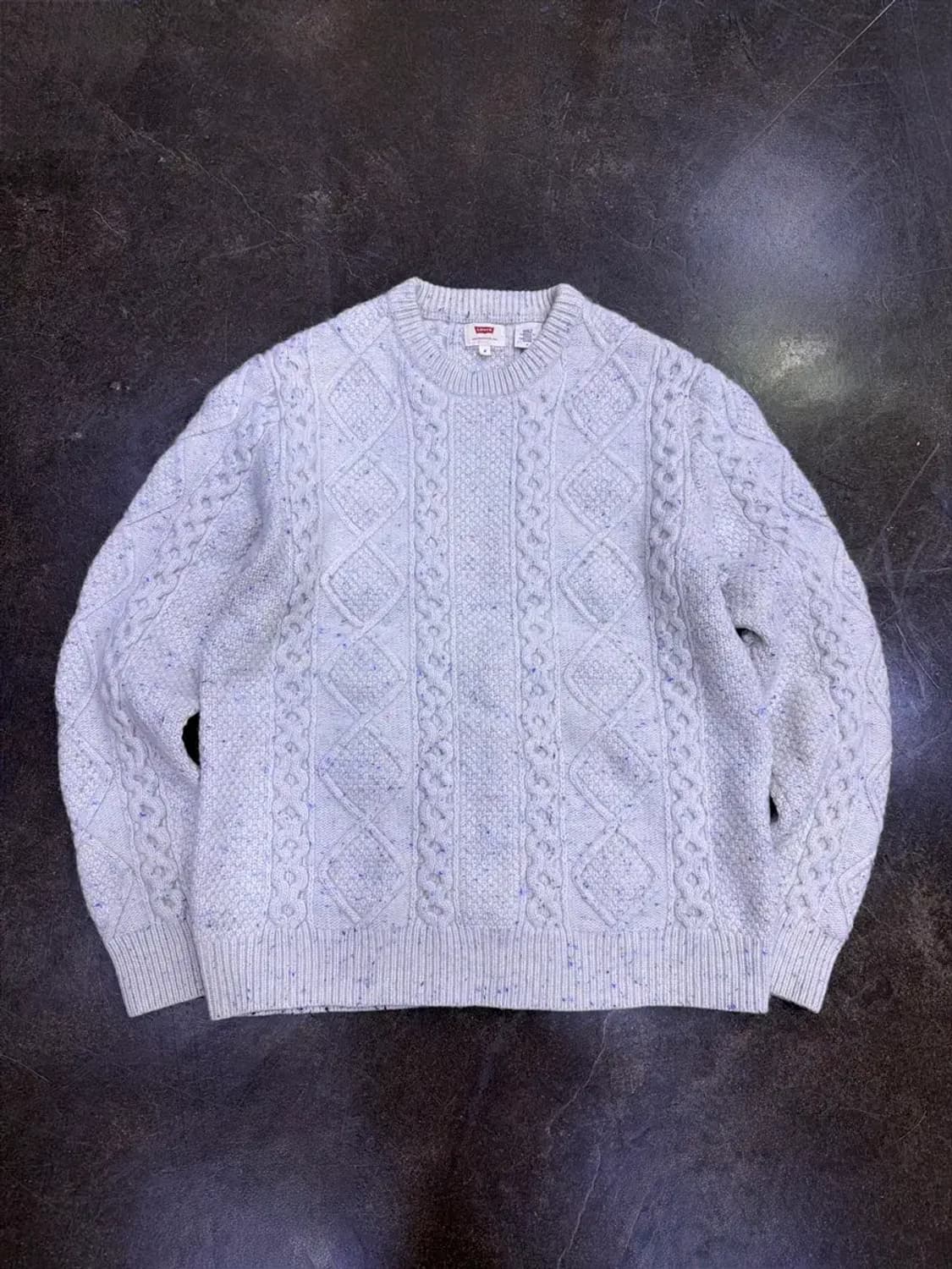 리바이스 헤비울 케이블 니트 스웨터 M 상품이미지1
