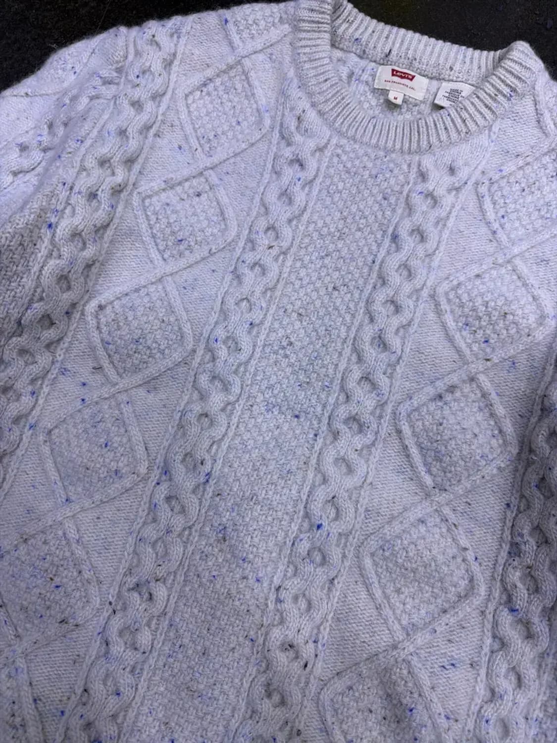 리바이스 헤비울 케이블 니트 스웨터 M 상품이미지4