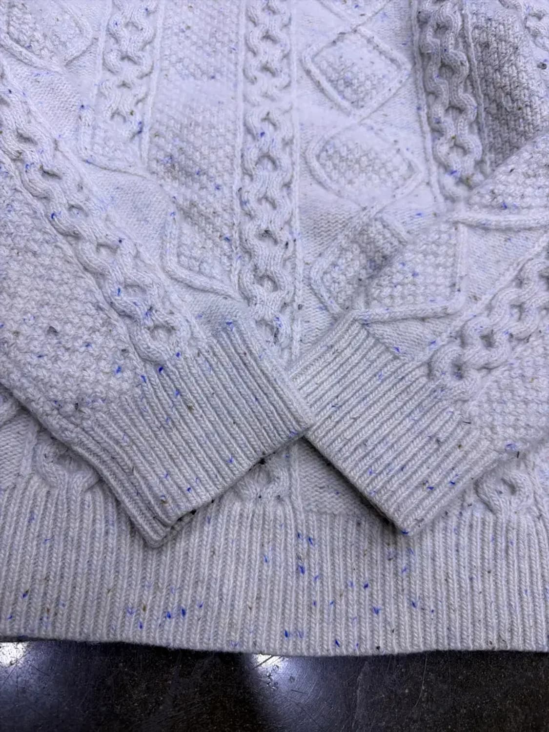 리바이스 헤비울 케이블 니트 스웨터 M 상품이미지5