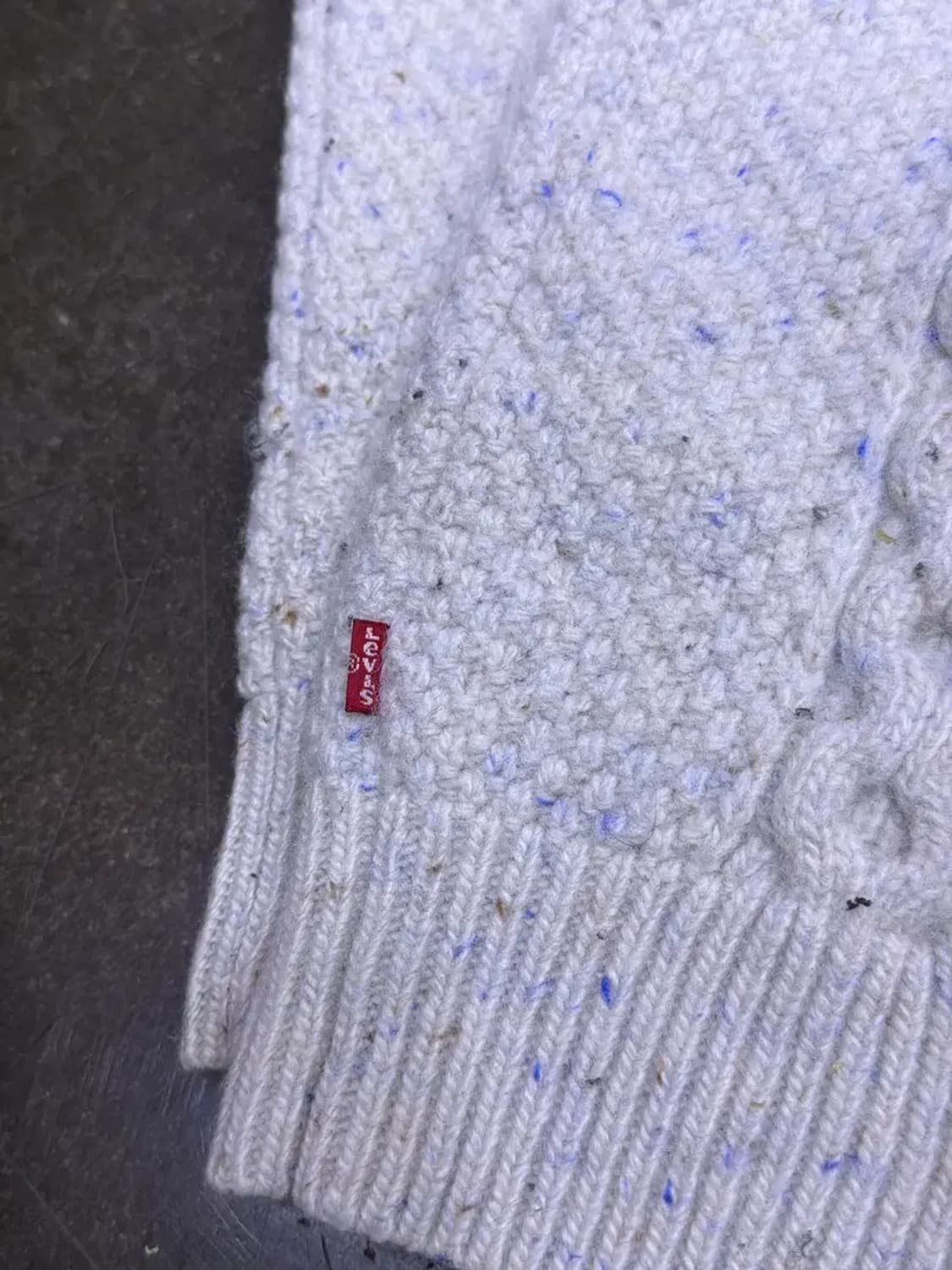 리바이스 헤비울 케이블 니트 스웨터 M 상품이미지6