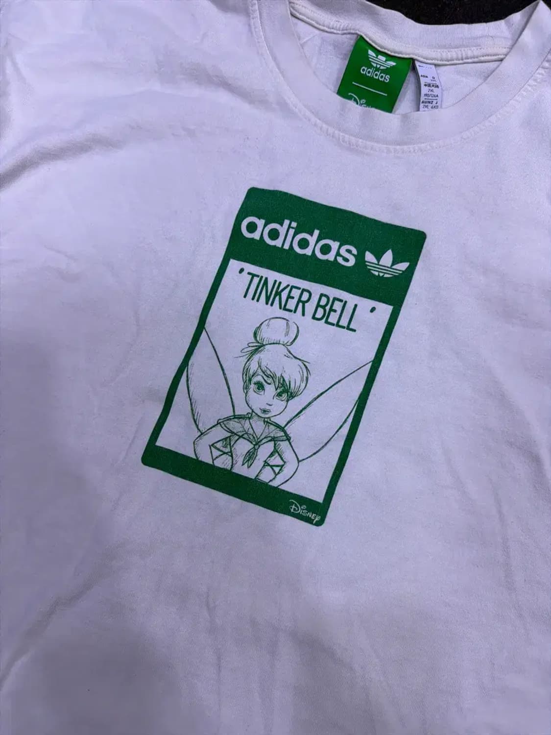 아디다스 x 디즈니 팅커벨 반팔티셔츠 XXL 상품이미지4