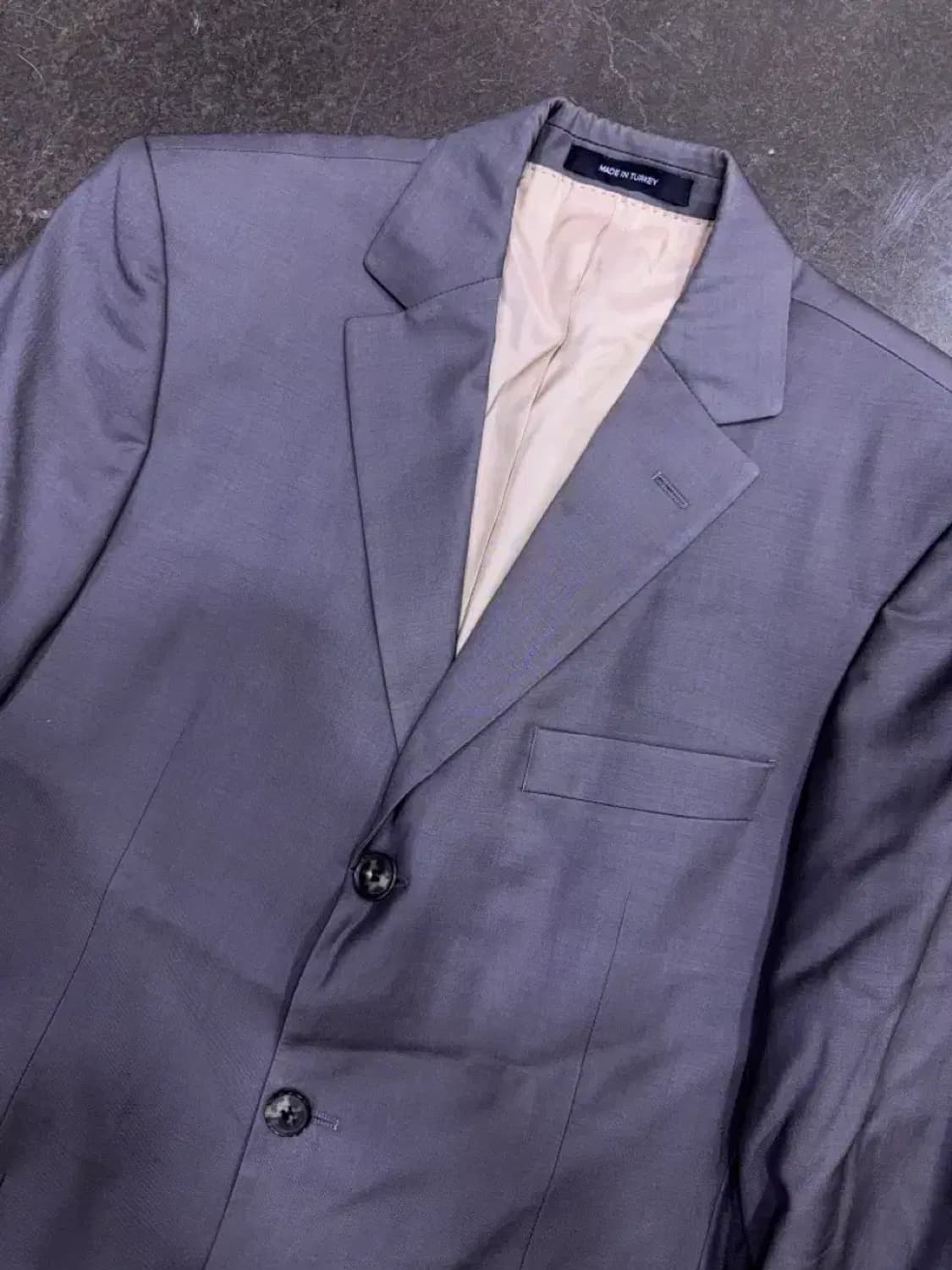 휴고보스 싱글 3버튼 블레이저 그레이 자켓 100 상품이미지3