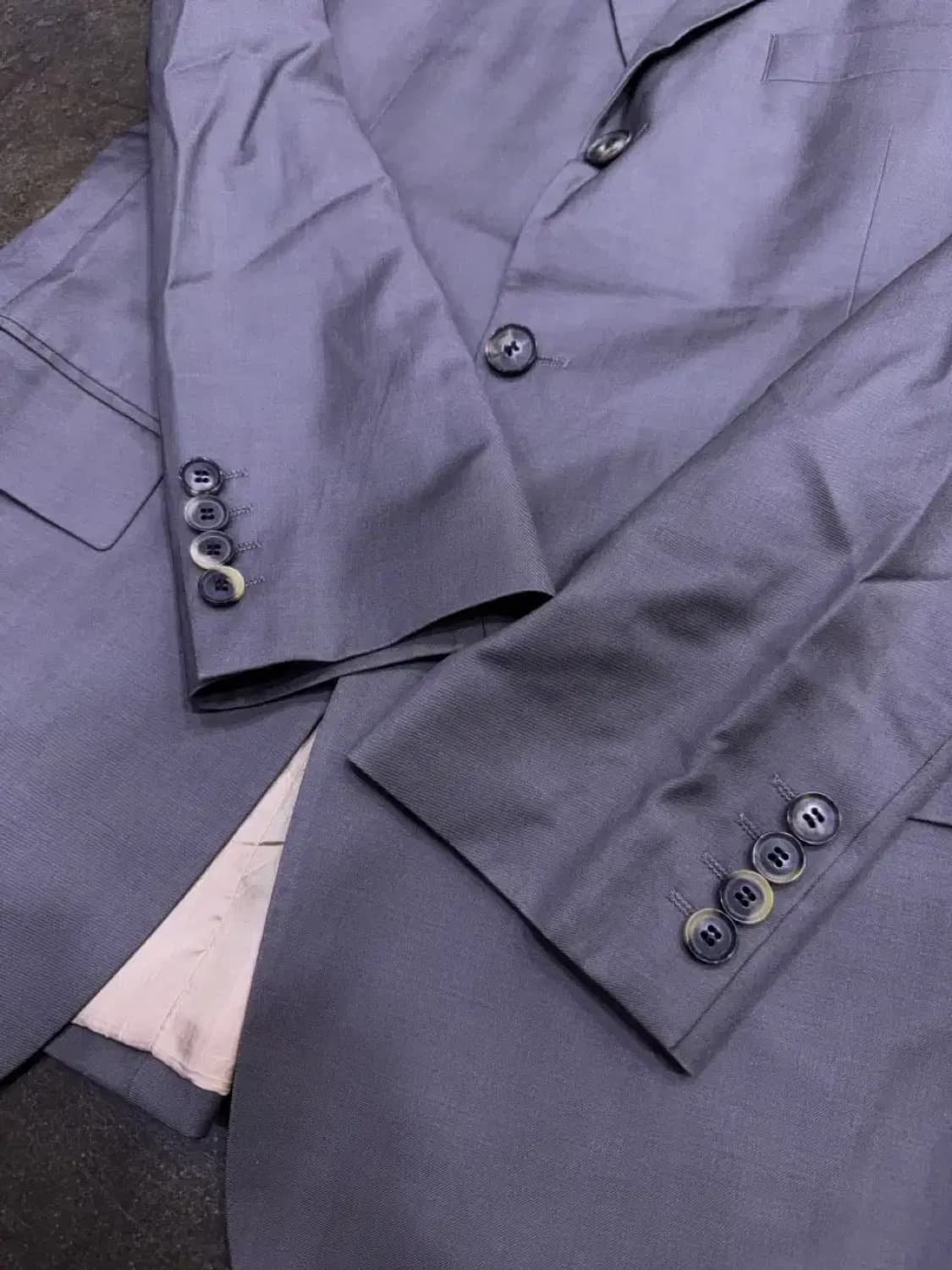 휴고보스 싱글 3버튼 블레이저 그레이 자켓 100 상품이미지5