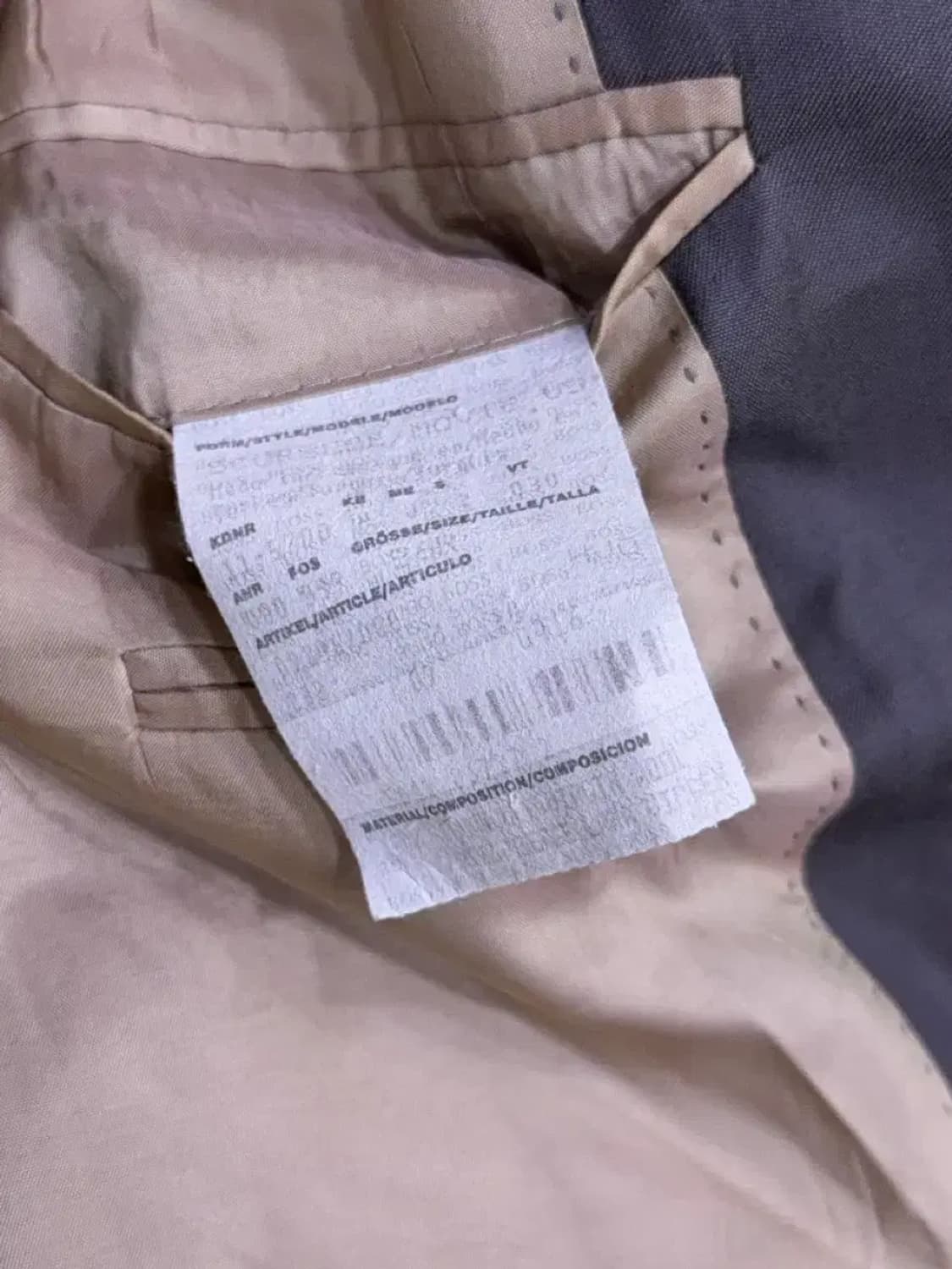 휴고보스 싱글 3버튼 블레이저 그레이 자켓 100 상품이미지8