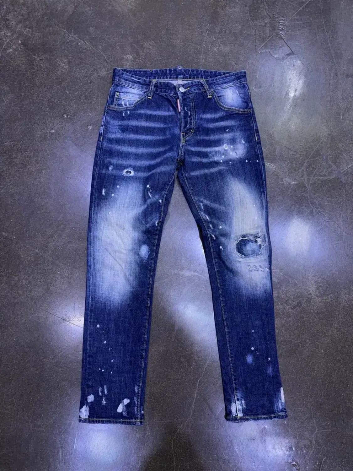 디스퀘어드2 워싱 페인팅 쿨가이진 데님팬츠 46 상품이미지1