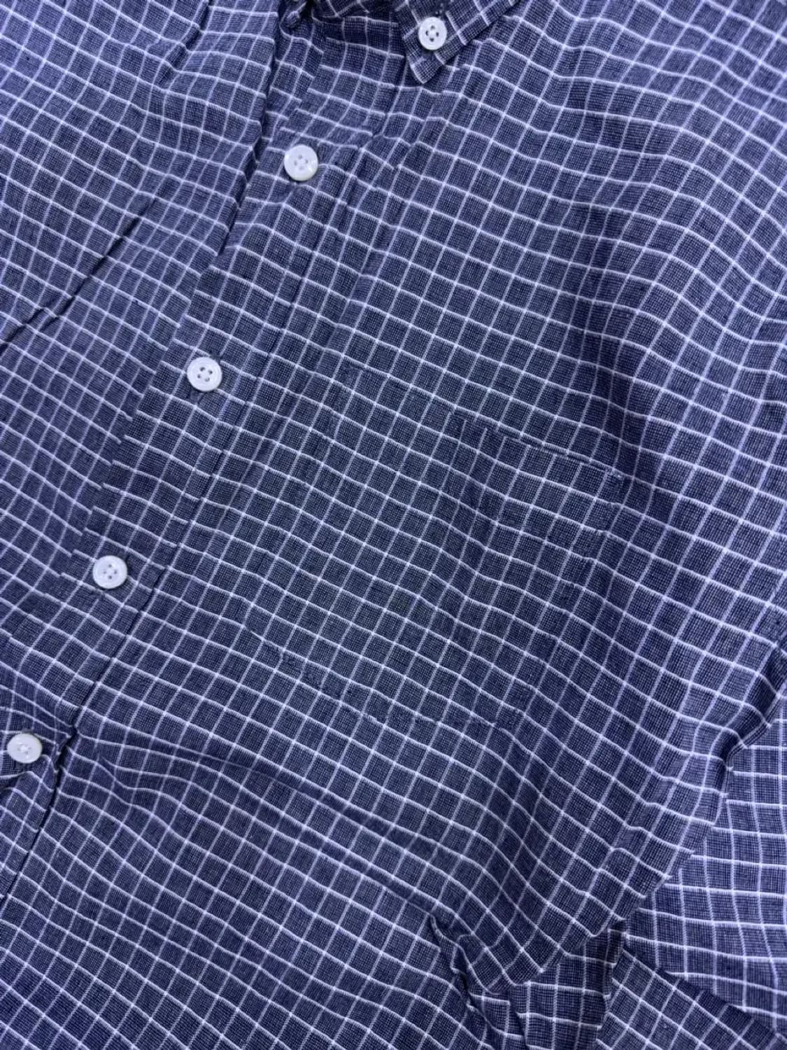 HEDGE 캐쥬얼 버튼다운 체크 셔츠 남방 M 상품이미지4