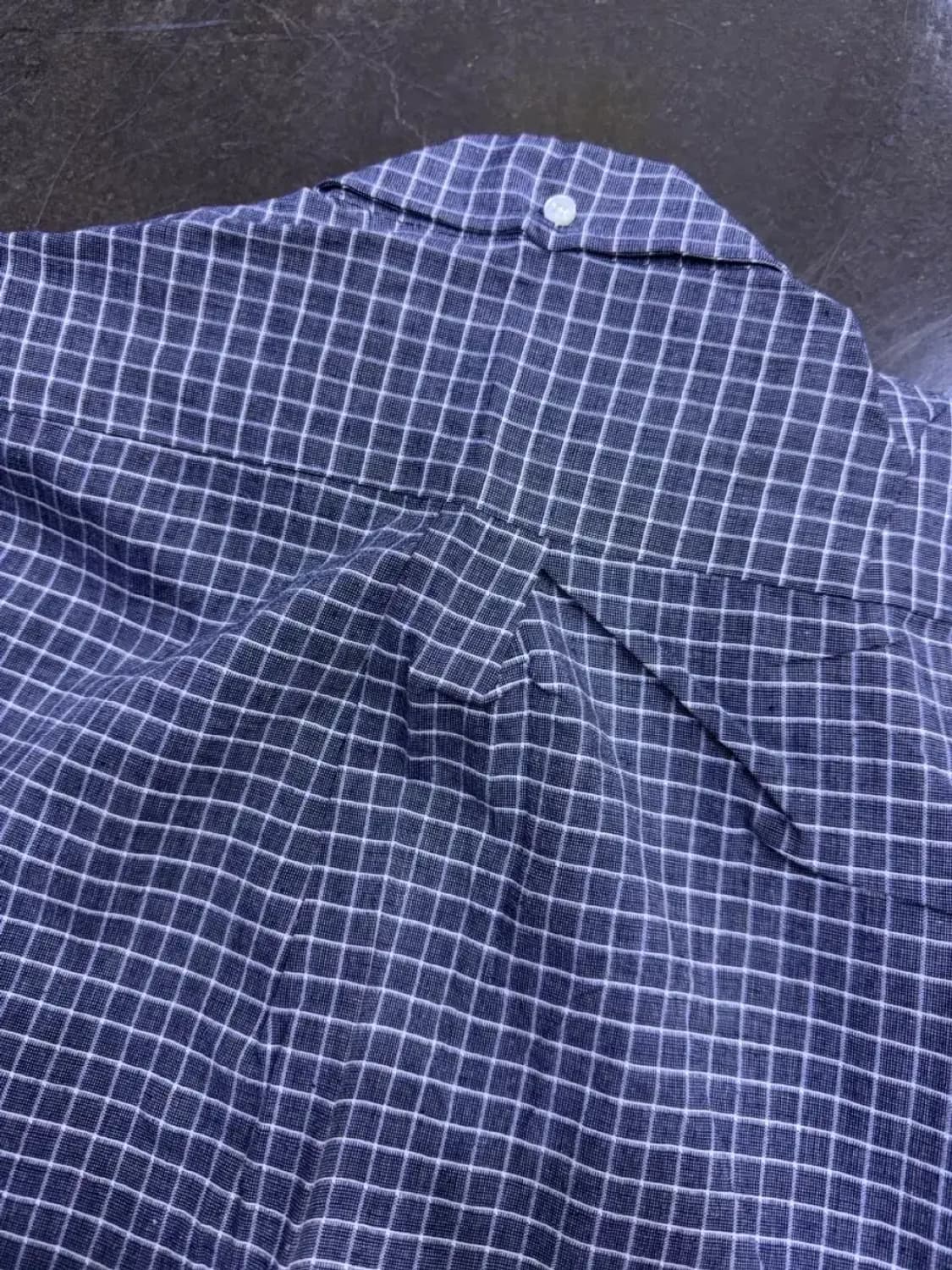 HEDGE 캐쥬얼 버튼다운 체크 셔츠 남방 M 상품이미지6