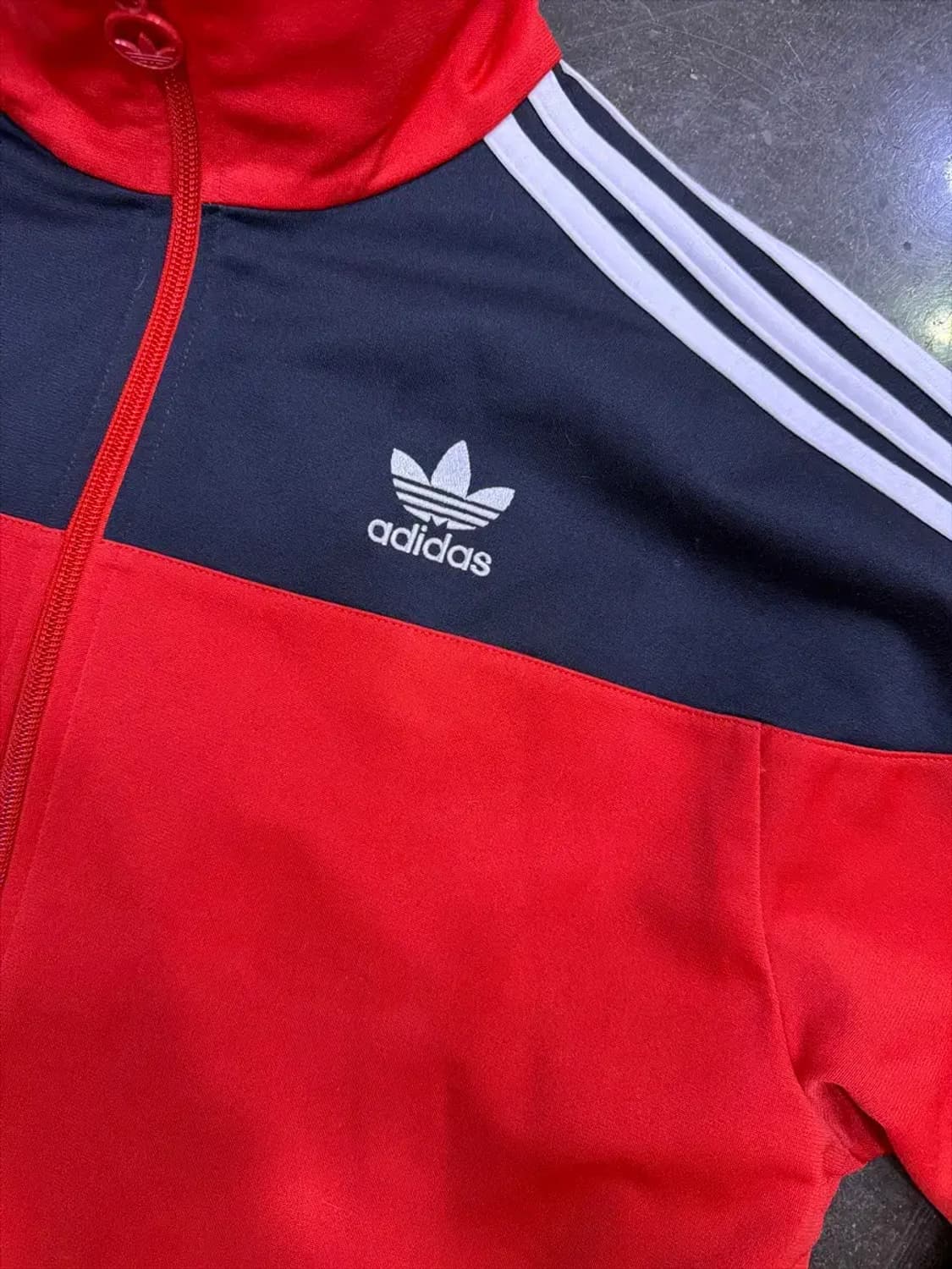 아디다스 일리노이 트랙탑 져지 레드 블랙 105 상품이미지4