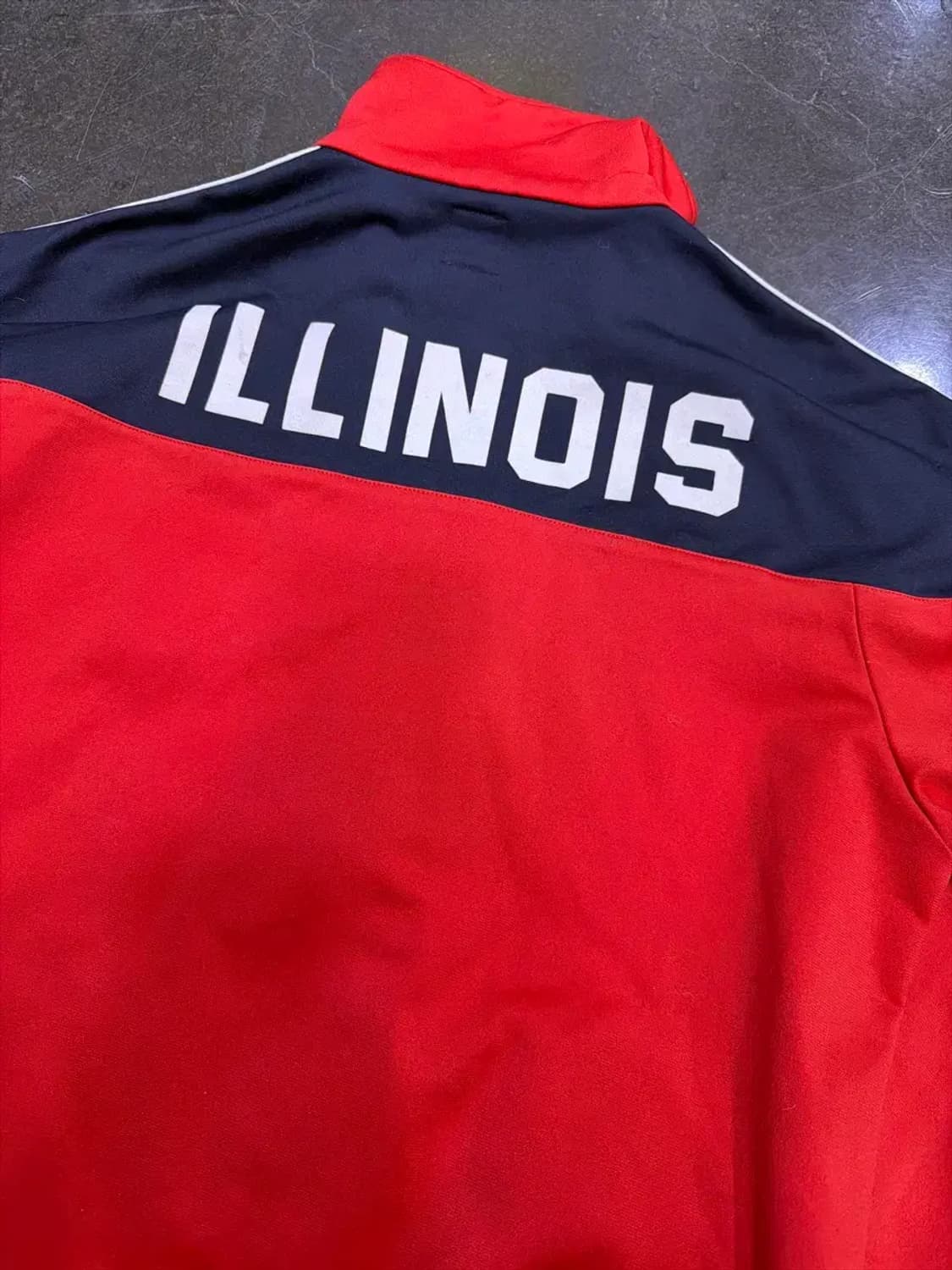 아디다스 일리노이 트랙탑 져지 레드 블랙 105 상품이미지7