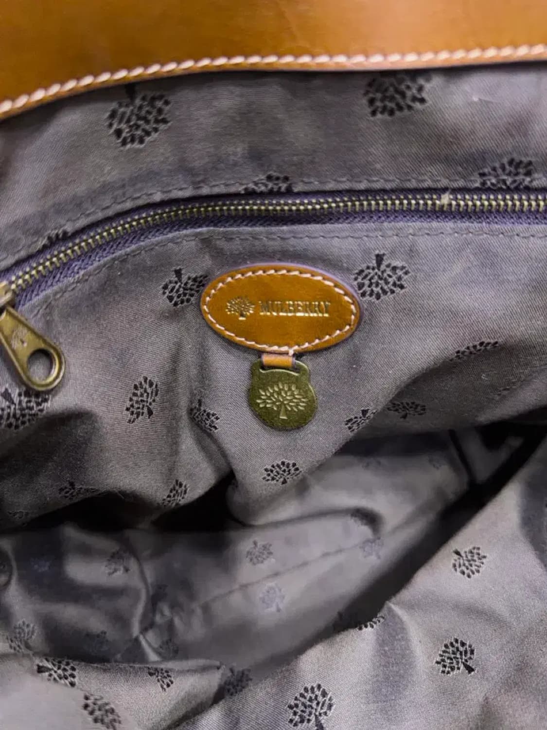 멀버리 알렉사 오버사이즈 사첼백 크로스 브라운 가방 상품이미지10