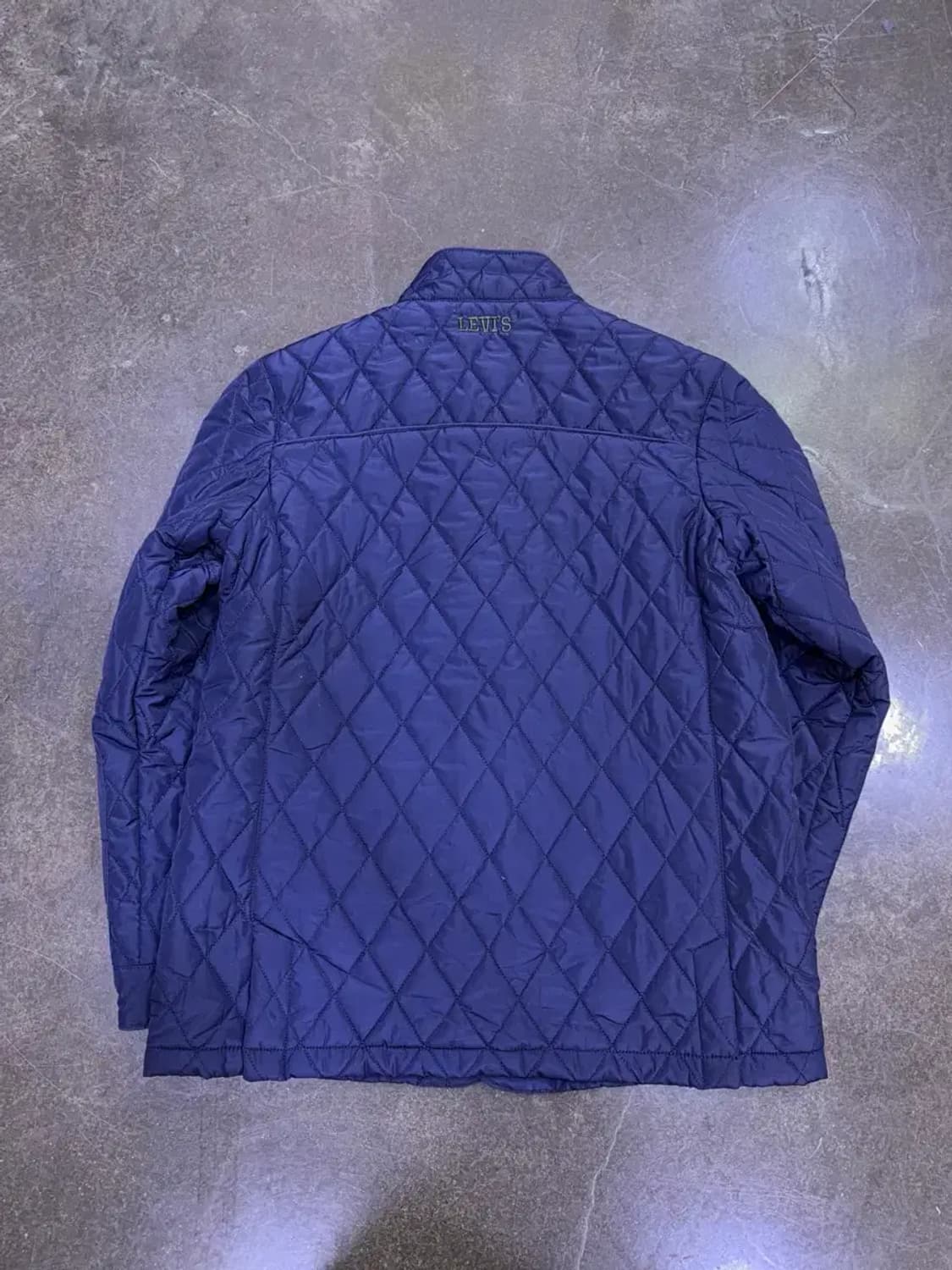 리바이스 클래식 스탠카라 퀼팅자켓 점퍼 네이비 S 상품이미지2