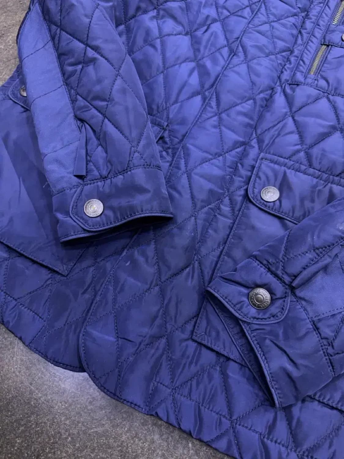 리바이스 클래식 스탠카라 퀼팅자켓 점퍼 네이비 S 상품이미지7