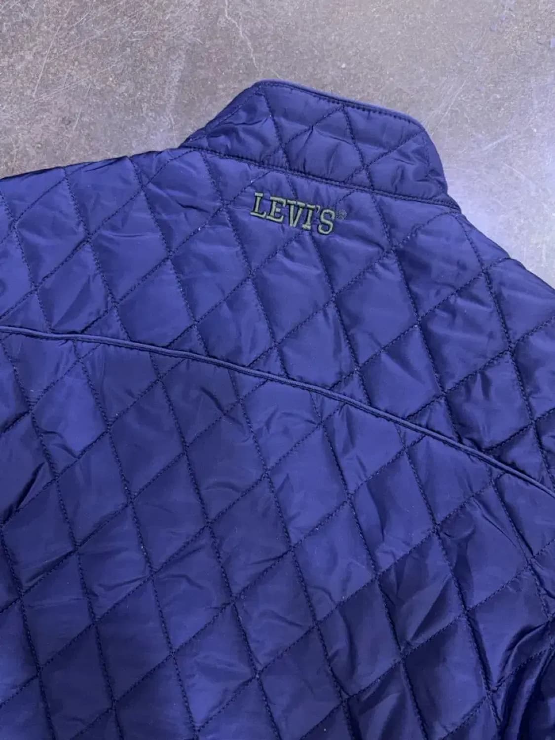리바이스 클래식 스탠카라 퀼팅자켓 점퍼 네이비 S 상품이미지8