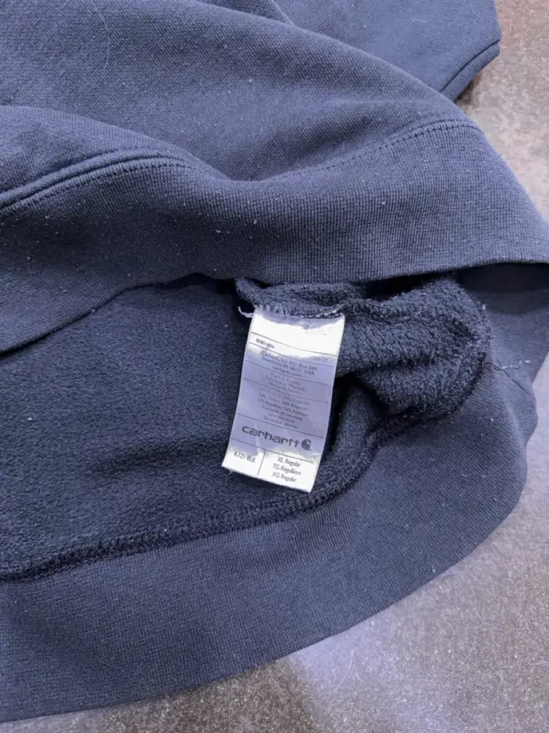 칼하트 미드웨이트 페이딩 후드티 후디 오리지널핏 XL 상품이미지7