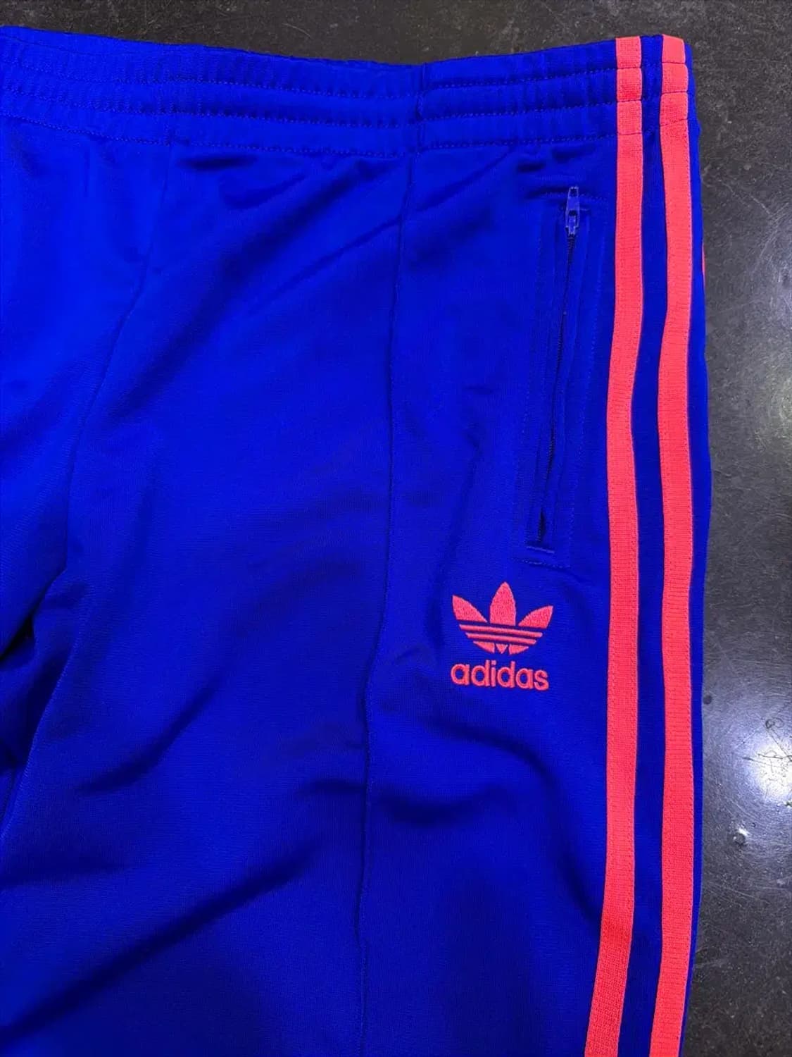 아디다스 파이어버드 트랙팬츠 블루 핑크 100 상품이미지4