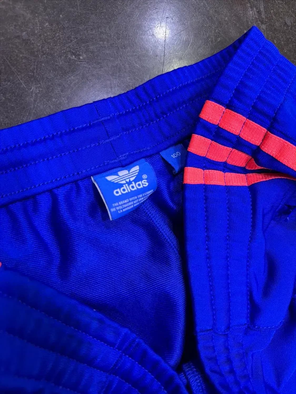 아디다스 파이어버드 트랙팬츠 블루 핑크 100 상품이미지6