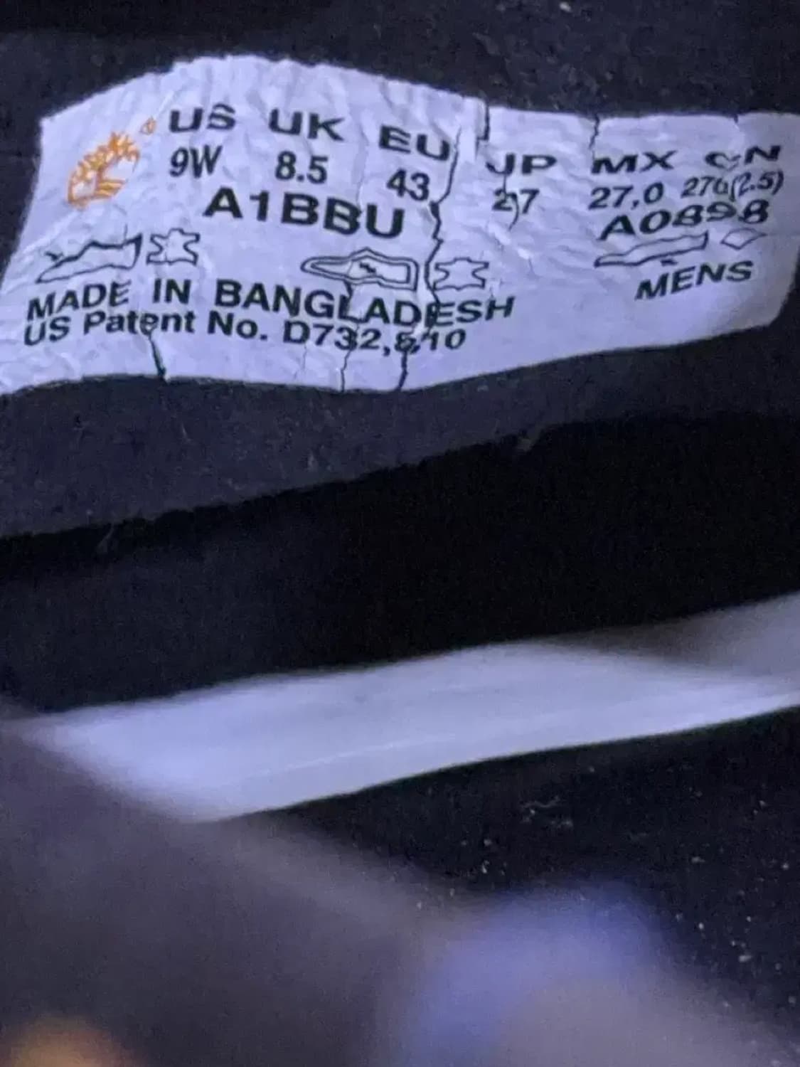 팀버랜드 센서플렉스 보트슈즈 블랙 270 상품이미지10