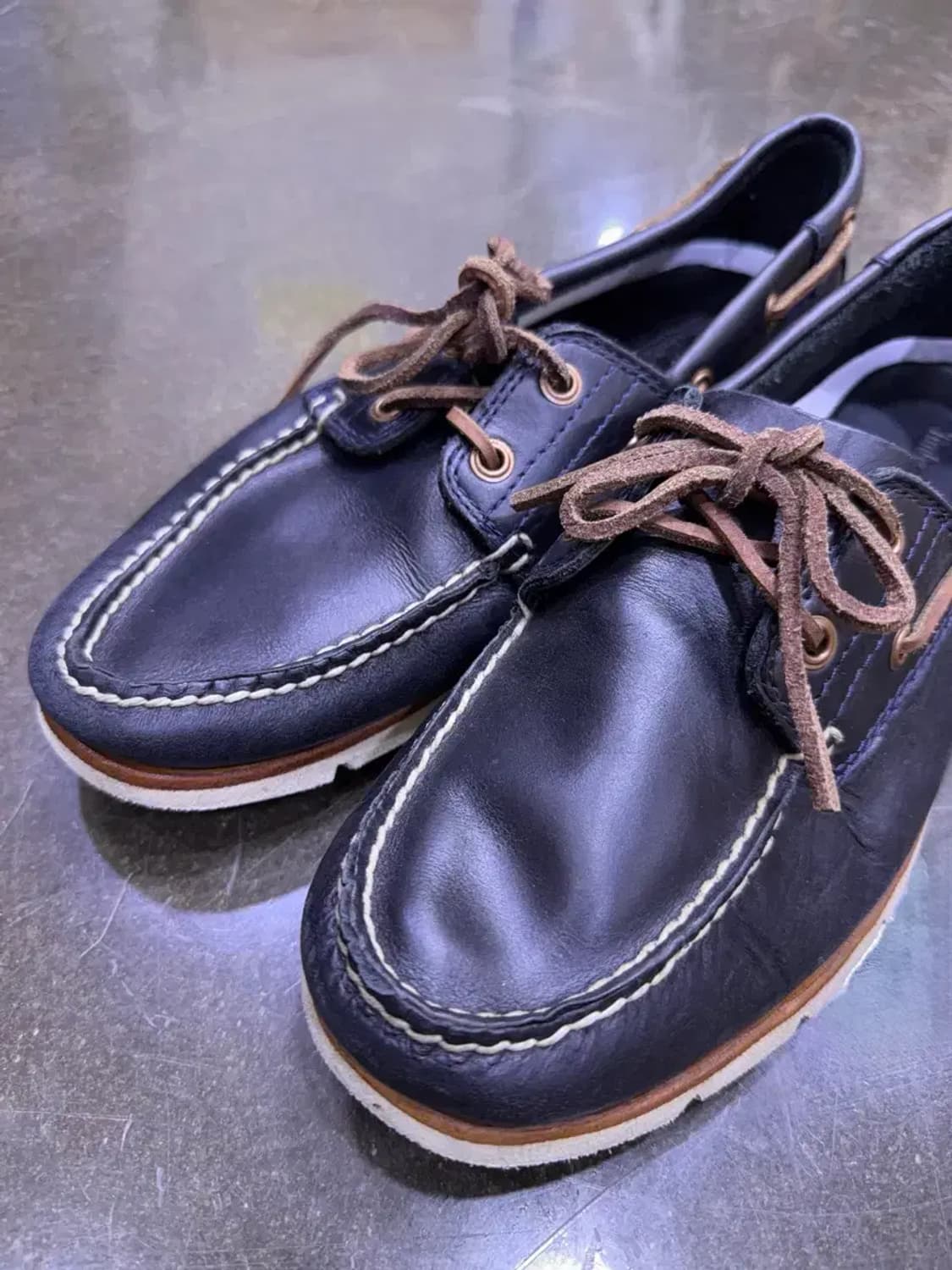 팀버랜드 센서플렉스 보트슈즈 블랙 270 상품이미지3