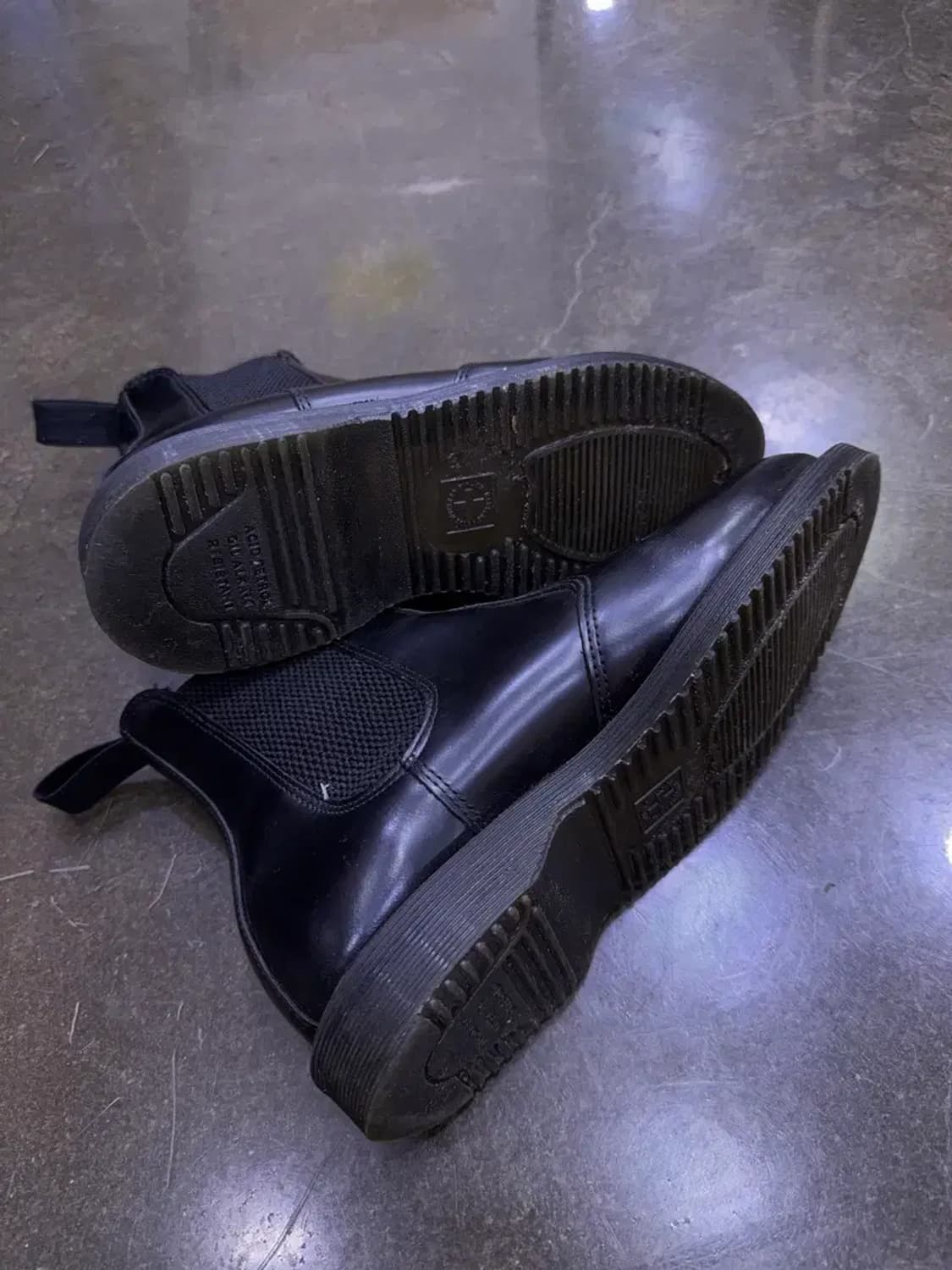 닥터마틴 첼시부츠 플로라 블랙 230 상품이미지7