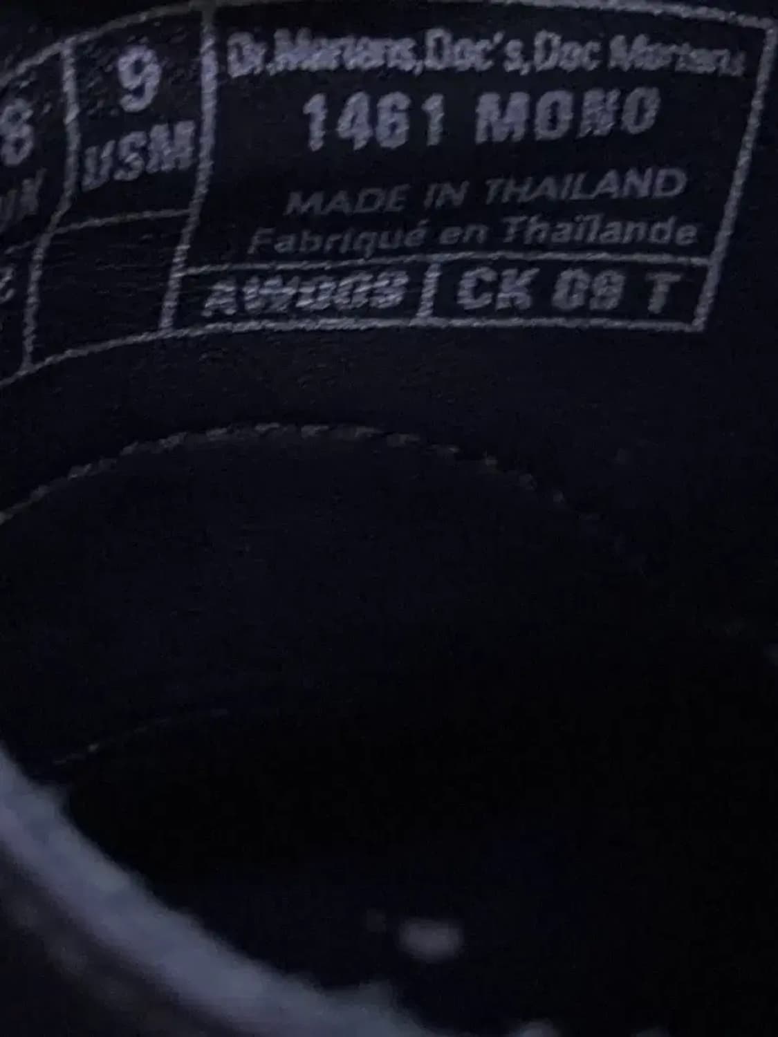 닥터마틴 1461 모노 더비 슈즈 270 상품이미지9