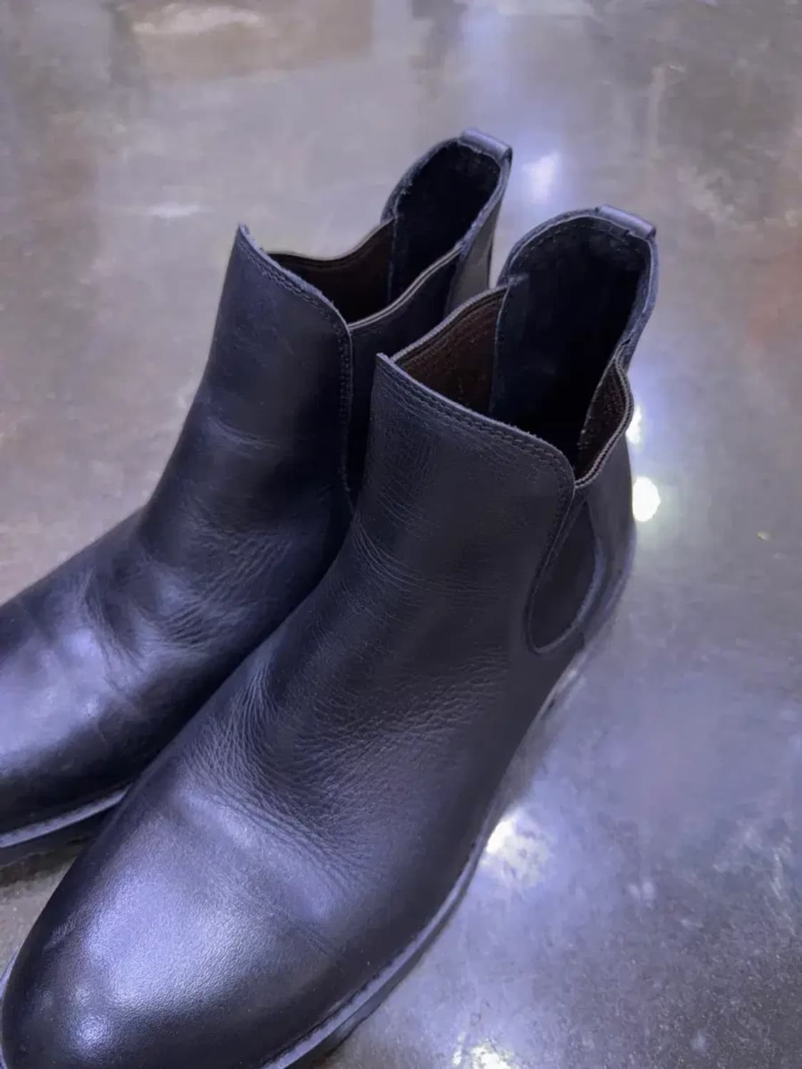 카미난도 x 쉽스 심플 첼시부츠 블랙 260 상품이미지4