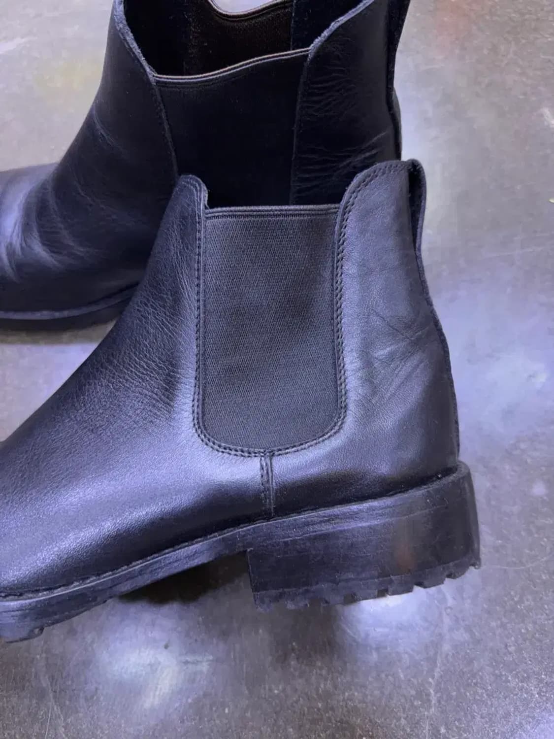 카미난도 x 쉽스 심플 첼시부츠 블랙 260 상품이미지6