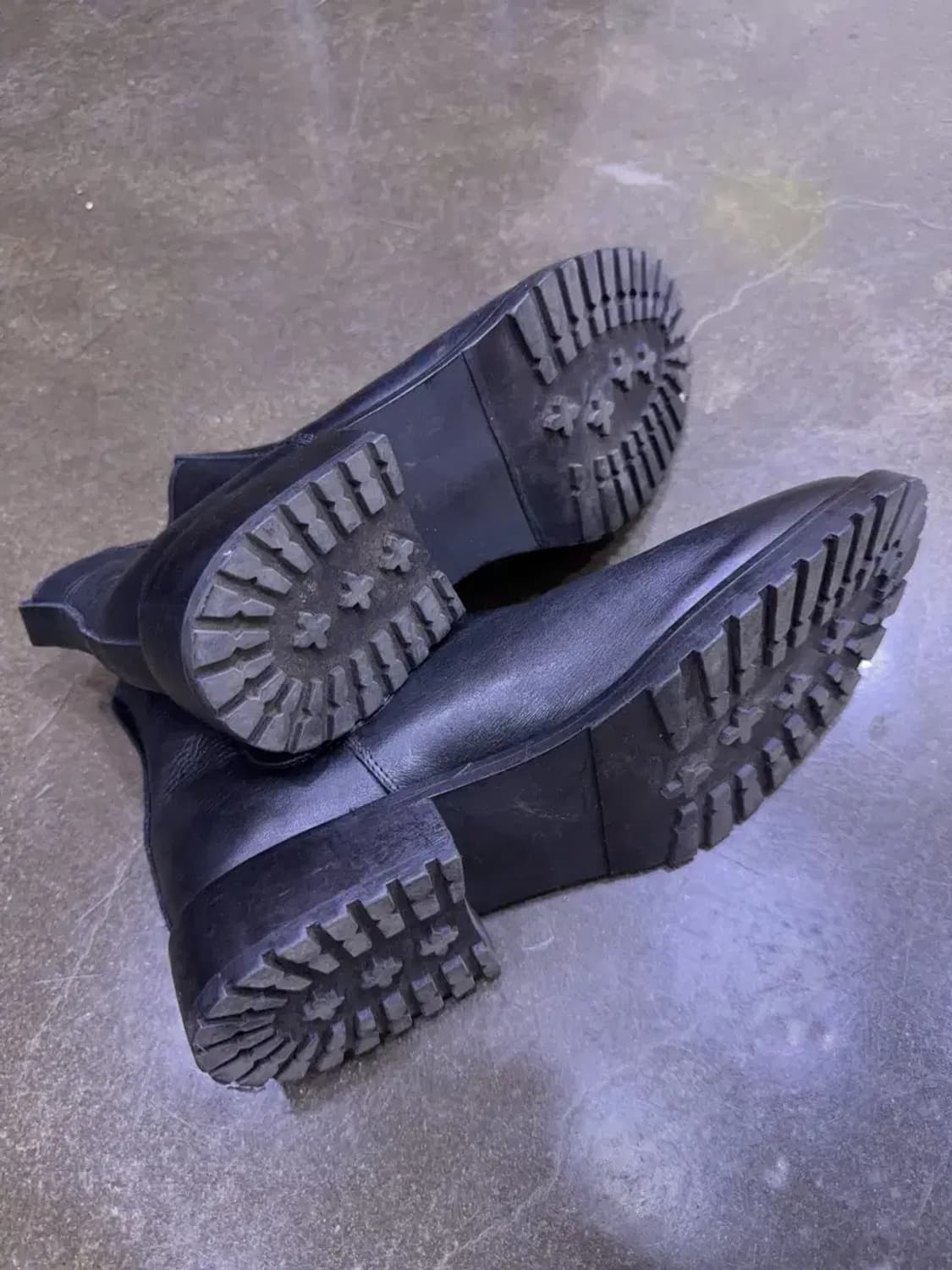 카미난도 x 쉽스 심플 첼시부츠 블랙 260 상품이미지8