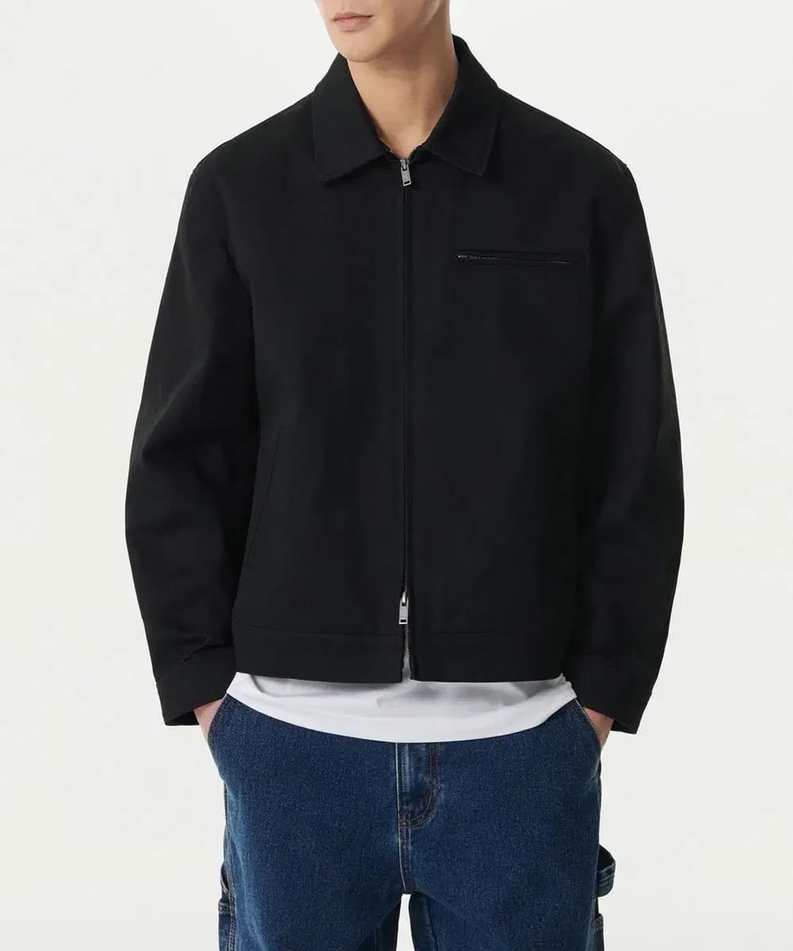 무신사스탠다드 헤비웨이트 CP 워크자켓 블랙 XL 상품이미지3