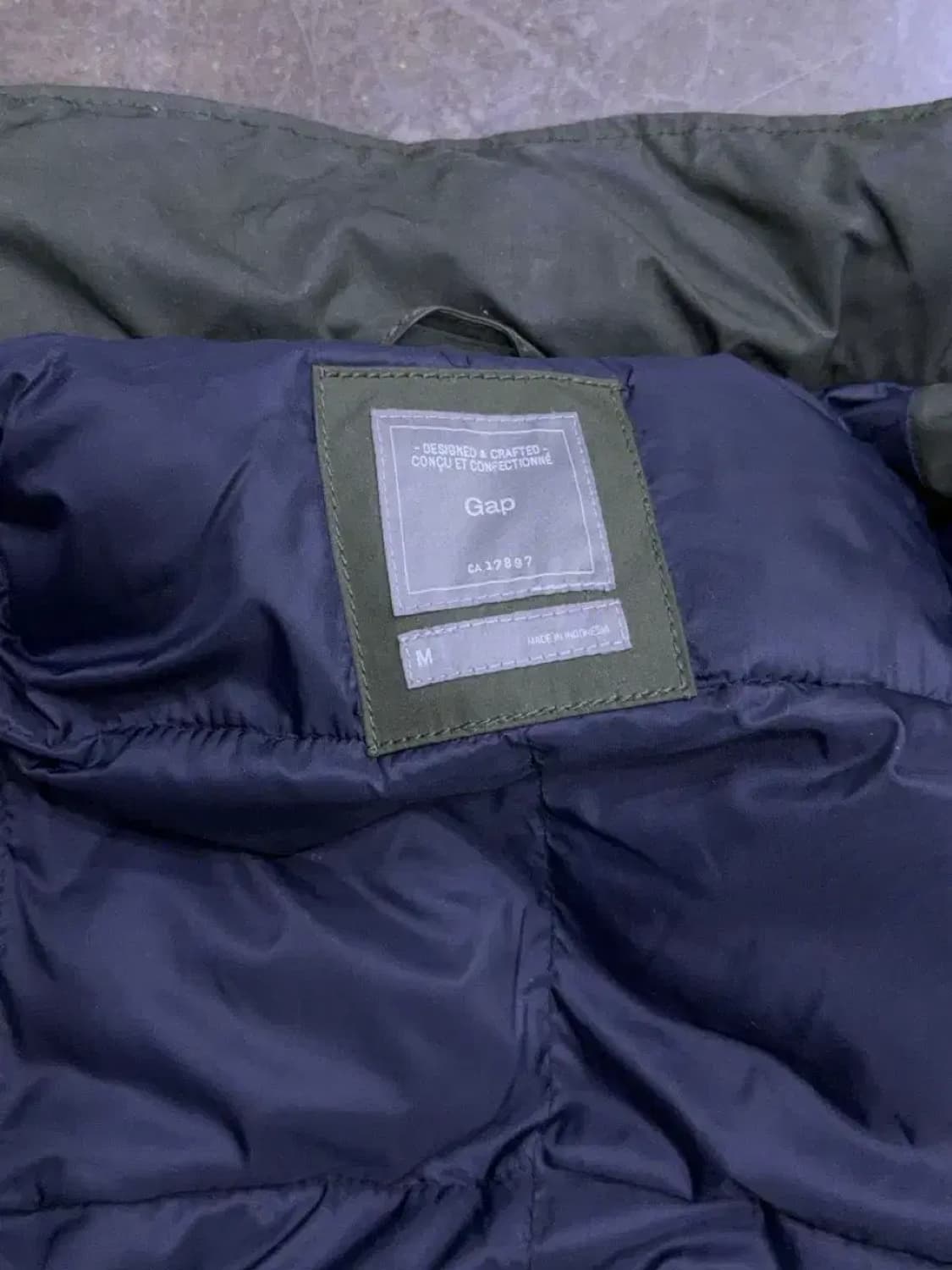 GAP 갭 M65 야상 필드자켓 패딩점퍼 올리브 M 상품이미지8
