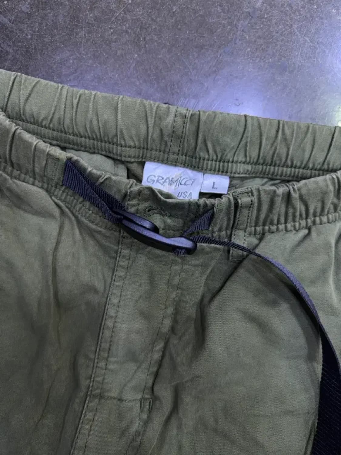 그라미치 NN 워싱 팬츠 0816 올리브 L 상품이미지7