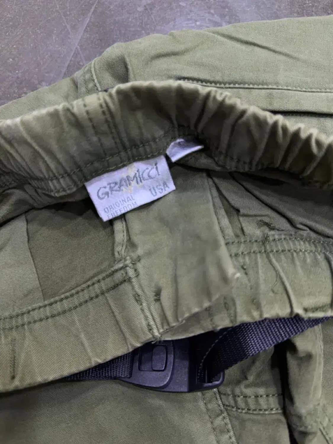그라미치 NN 워싱 팬츠 0816 올리브 S 상품이미지9
