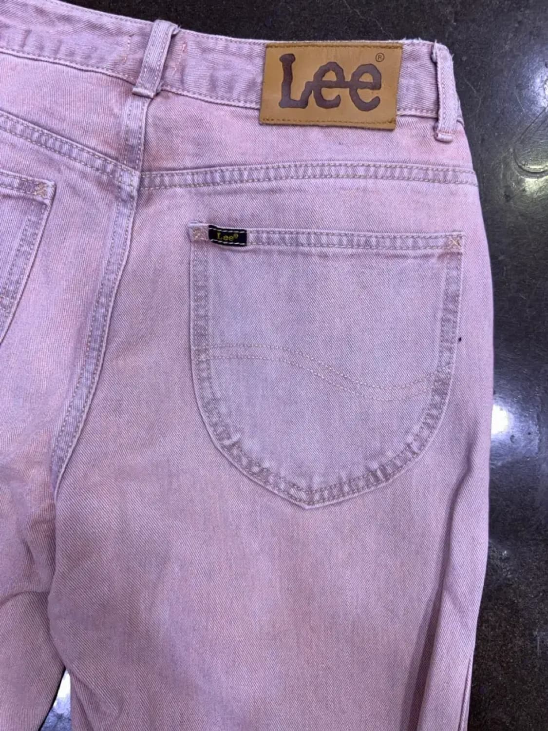 Lee 리 빈티지 인디언핑크 피그먼트 와이드핏 데님팬츠 27 상품이미지7