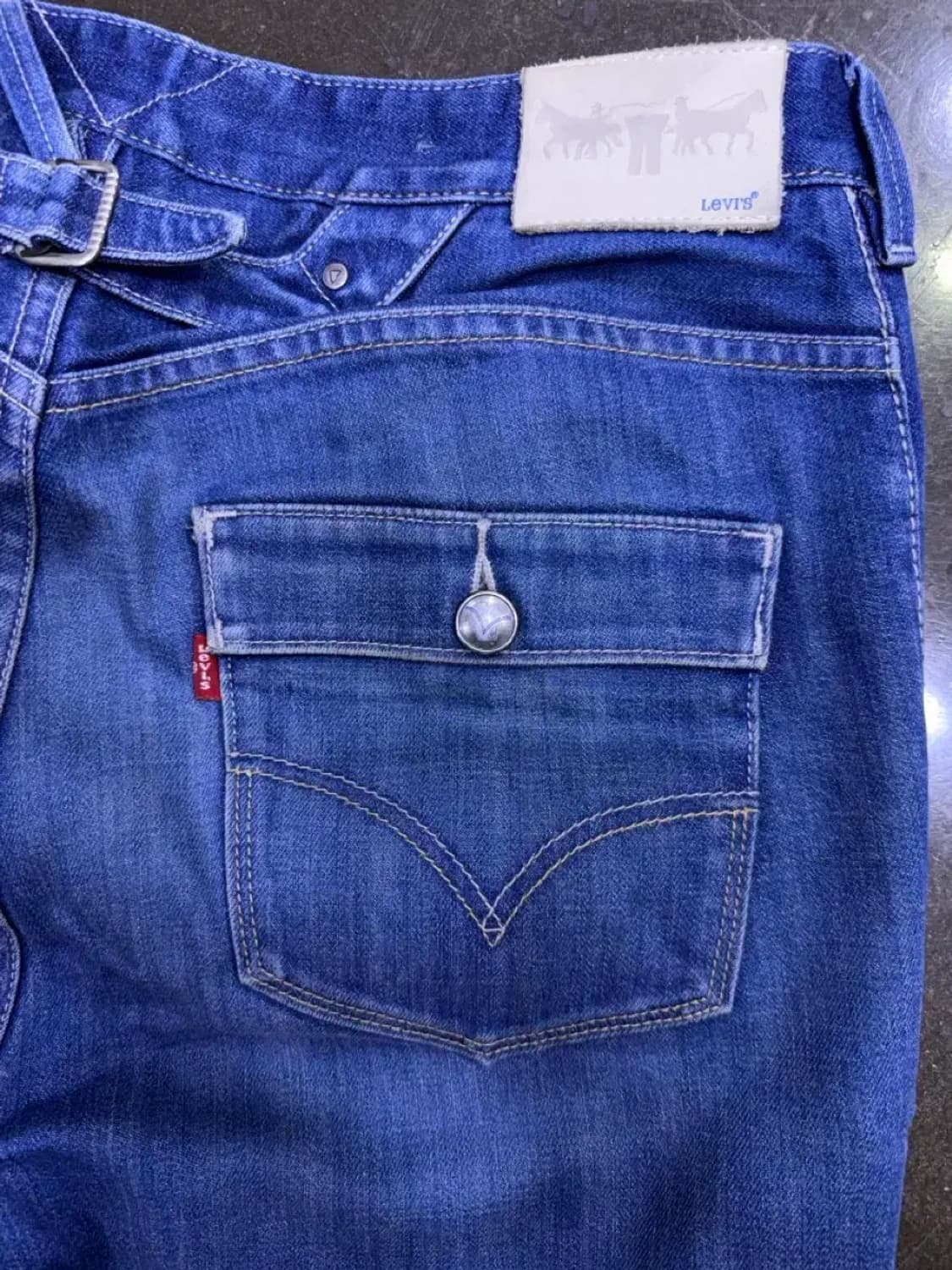 리바이스 모던 오리지널 빈티지 버튼플라이 데님팬츠 32 상품이미지10