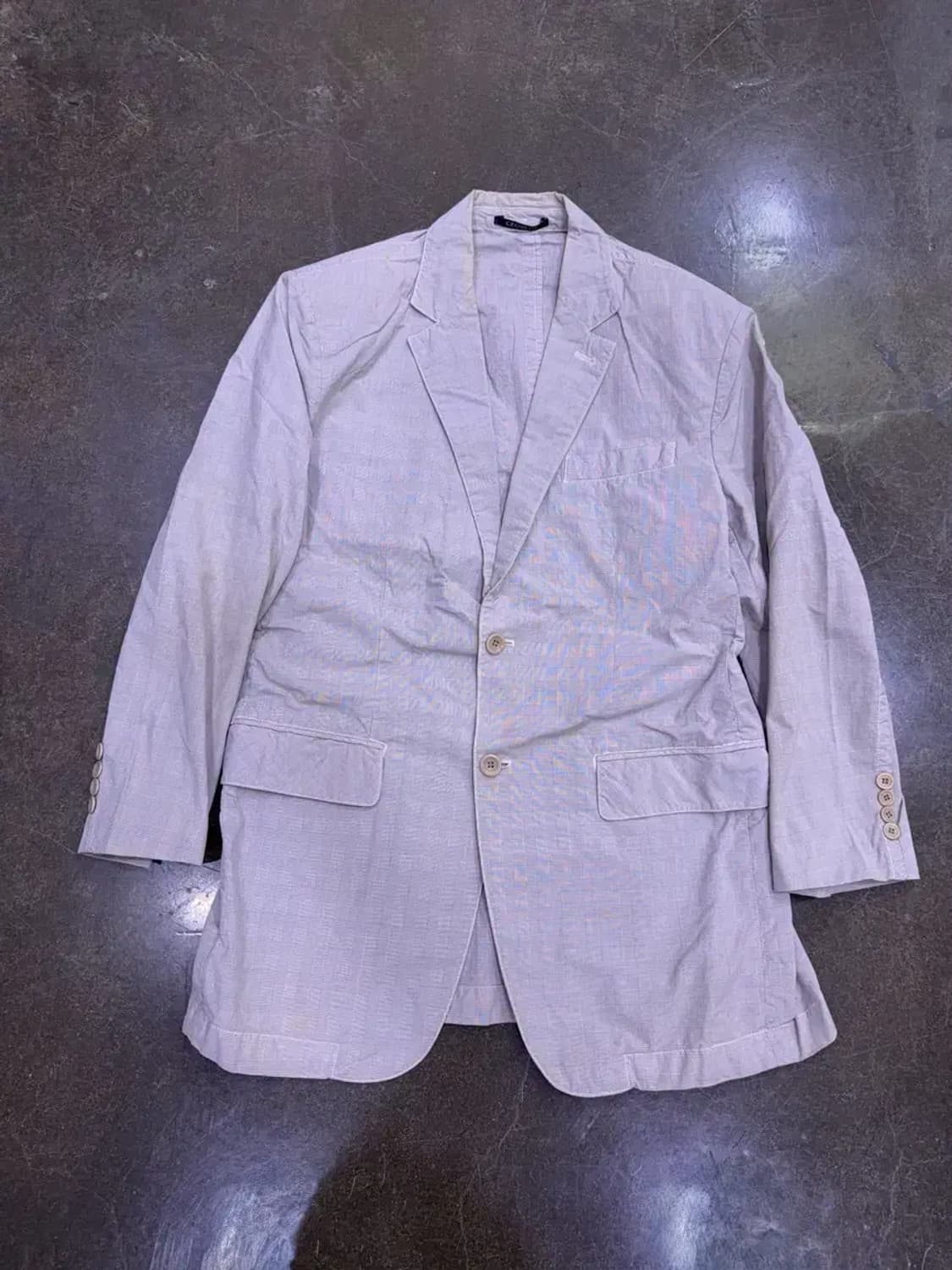 CP 컴퍼니 글렌체크 패턴 투버튼 블레이저 자켓 103 상품이미지1