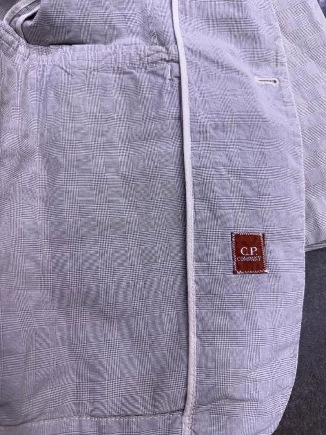 CP 컴퍼니 글렌체크 패턴 투버튼 블레이저 자켓 103 상품이미지10