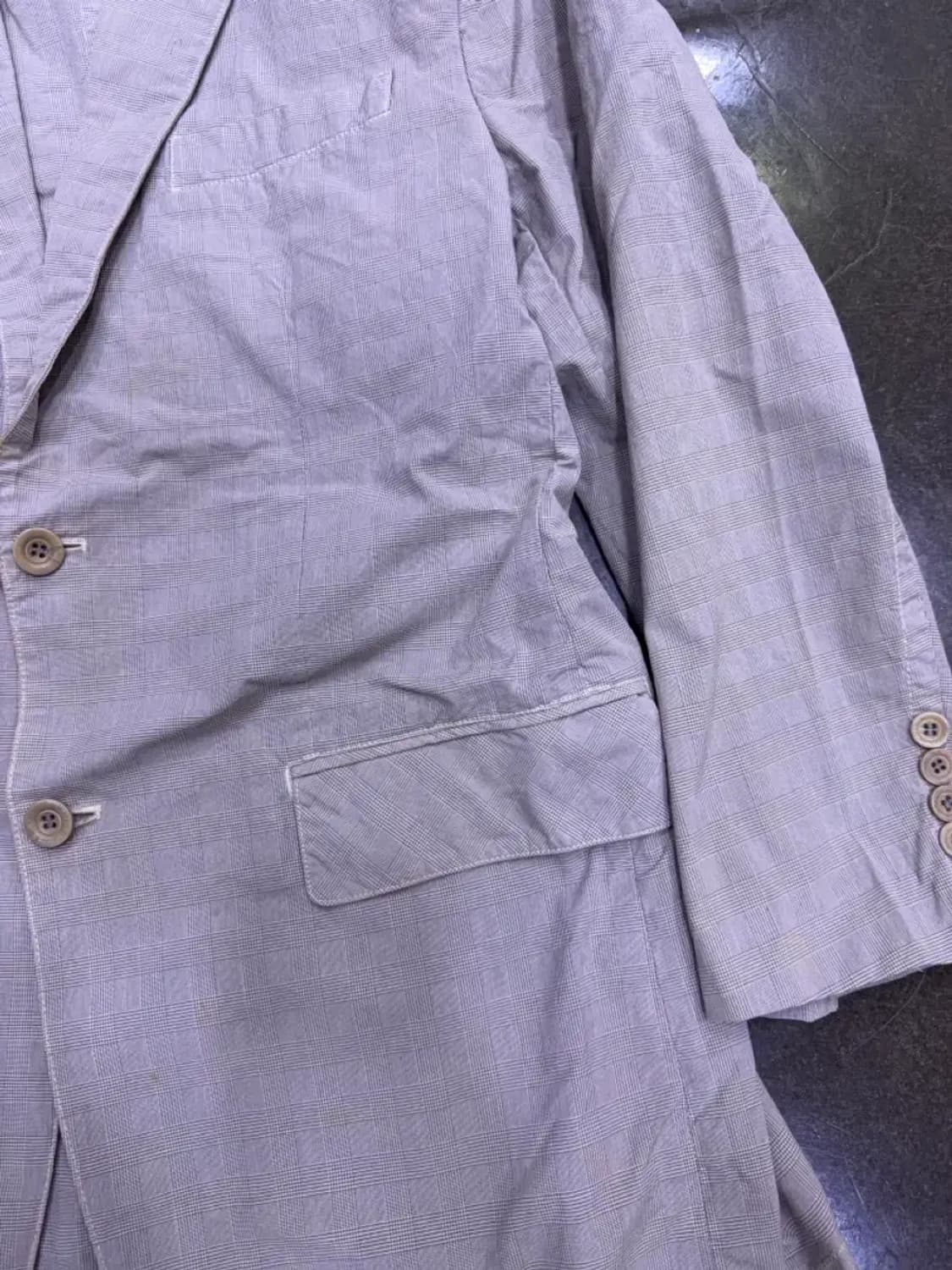 CP 컴퍼니 글렌체크 패턴 투버튼 블레이저 자켓 103 상품이미지4